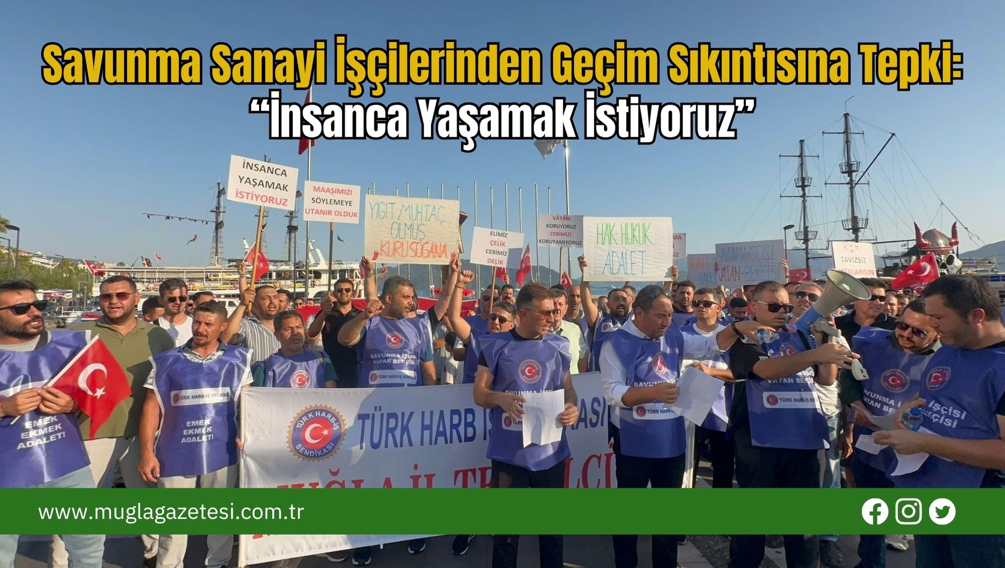 Savunma Sanayi İşçilerinden Geçim Sıkıntısına Tepki: “İnsanca Yaşamak İstiyoruz”