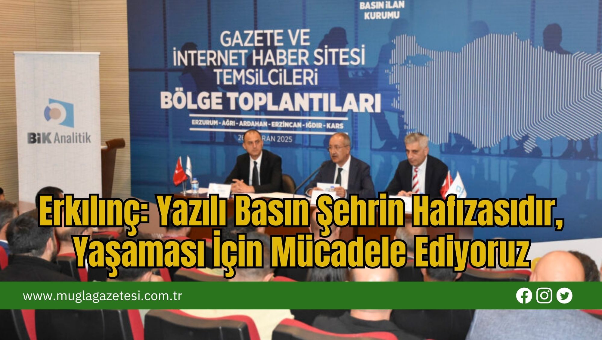 Erkılınç: Yazılı Basın Şehrin Hafızasıdır, Yaşaması İçin Mücadele Ediyoruz