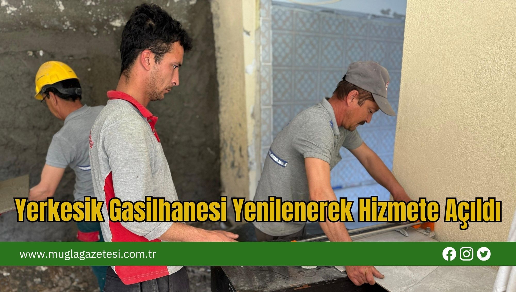 Yerkesik Gasilhanesi Yenilenerek Hizmete Açıldı