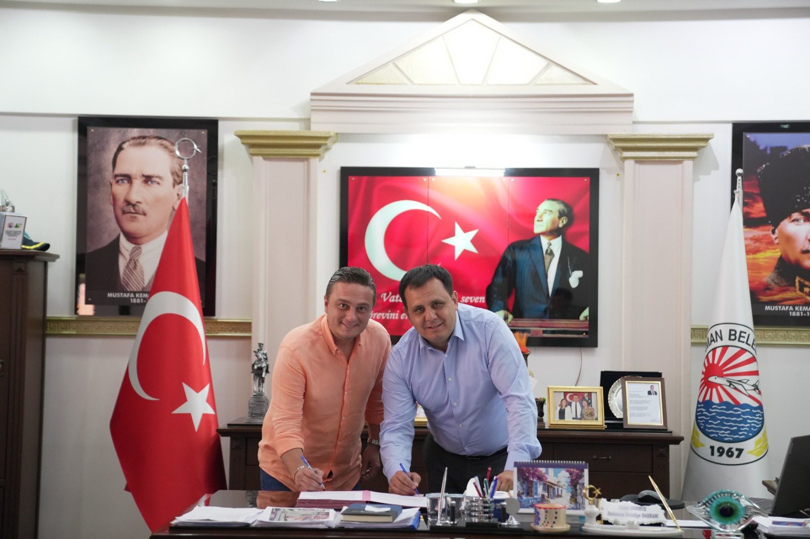 Dalaman Belediye Spor Kadın Voleybol Takımı'ndan  Özel Okula Sponsorluk Desteği