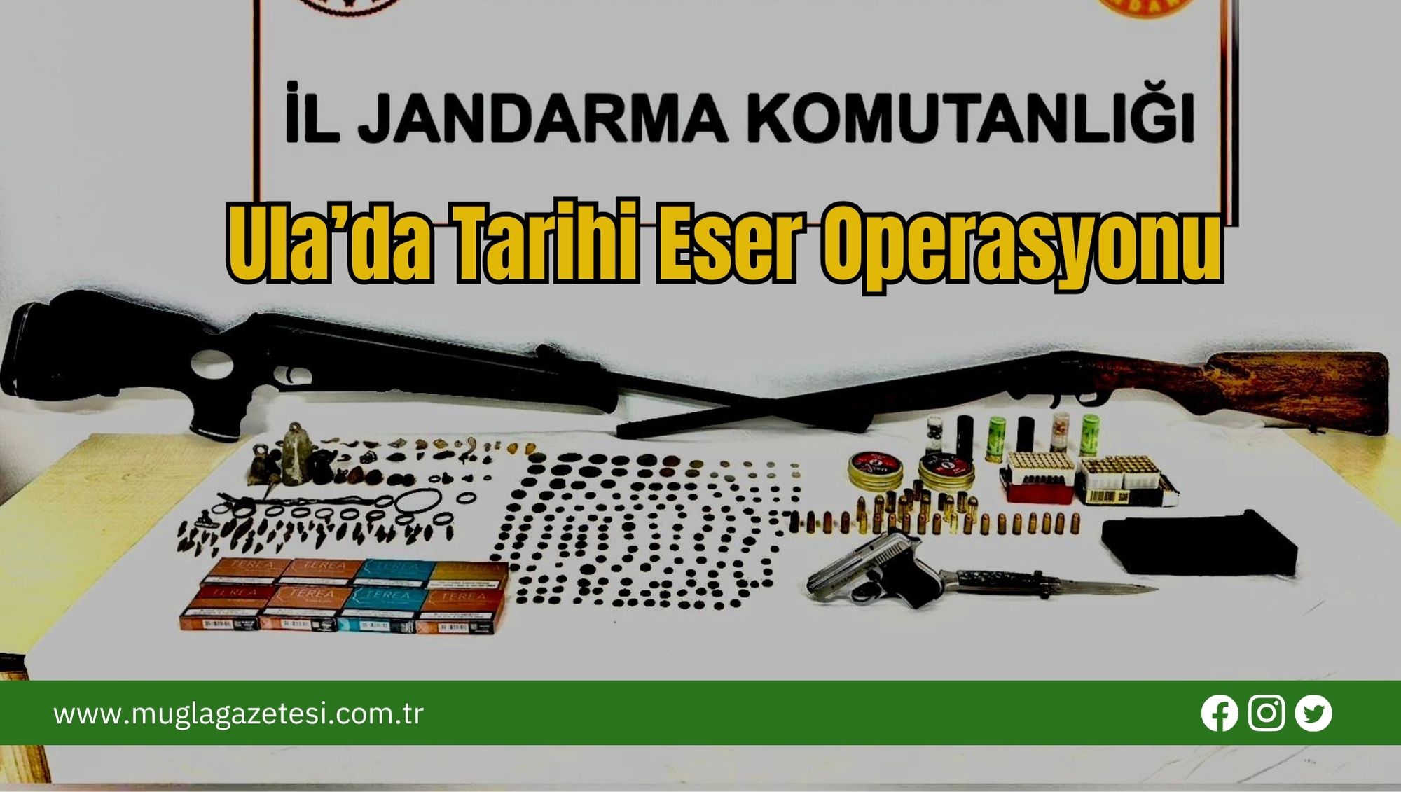 Ula’da Tarihi Eser Operasyonu