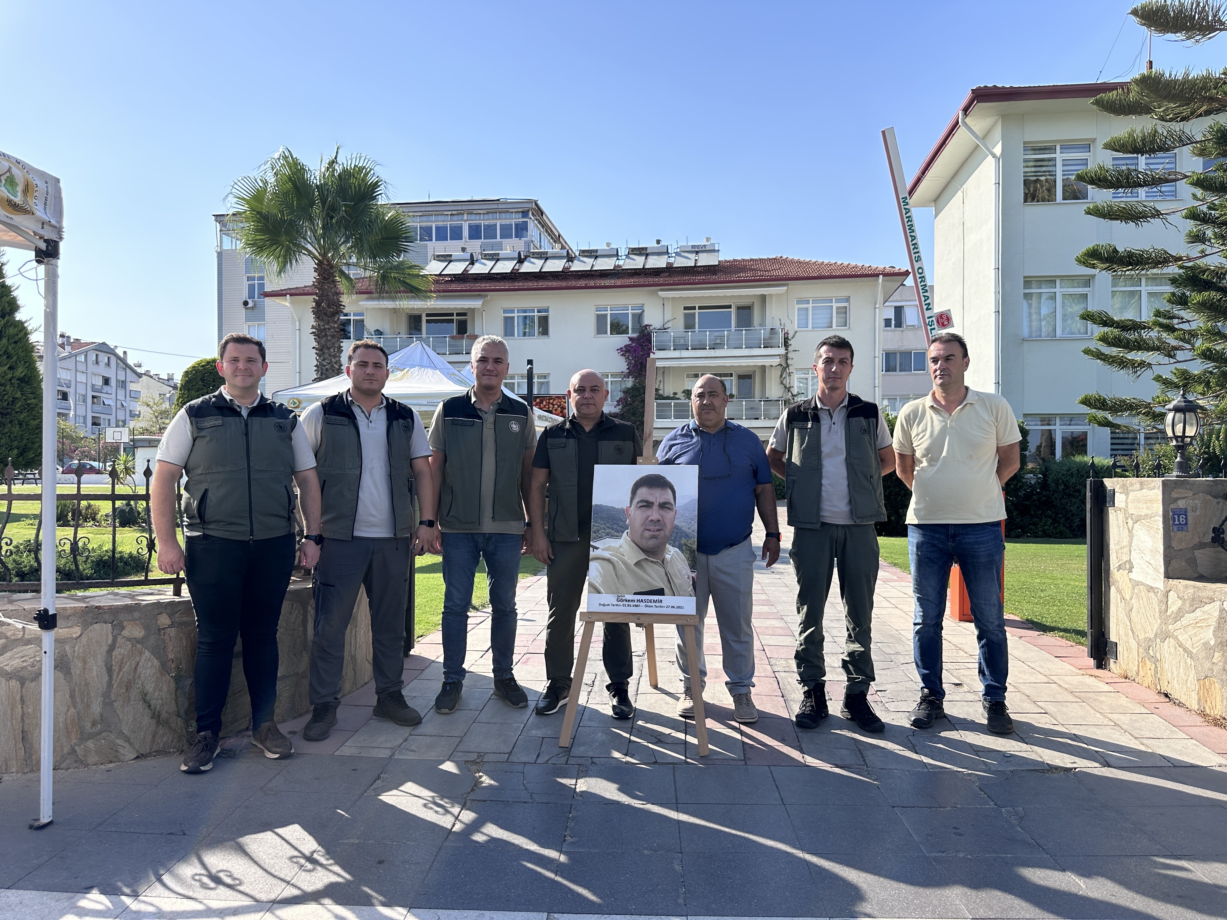 Orman Yangınında Şehit Düşen Görkem Hasdemir Marmaris'te Anıldı