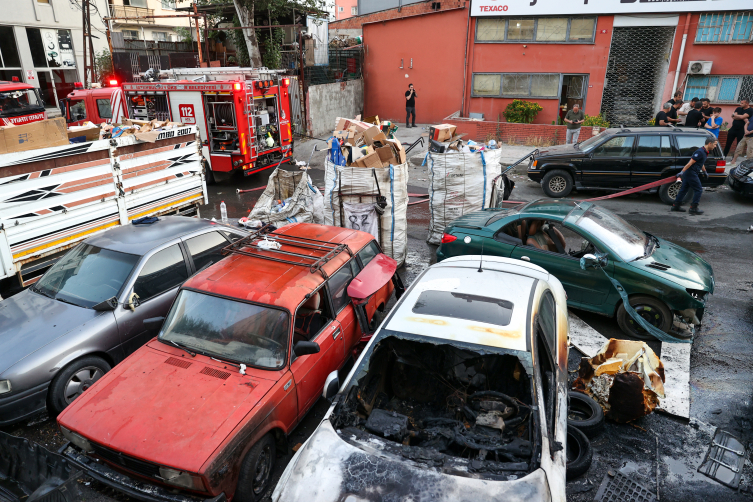 Sanayi Sitesinde Yangın: Çok Sayıda Araç Kül Oldu