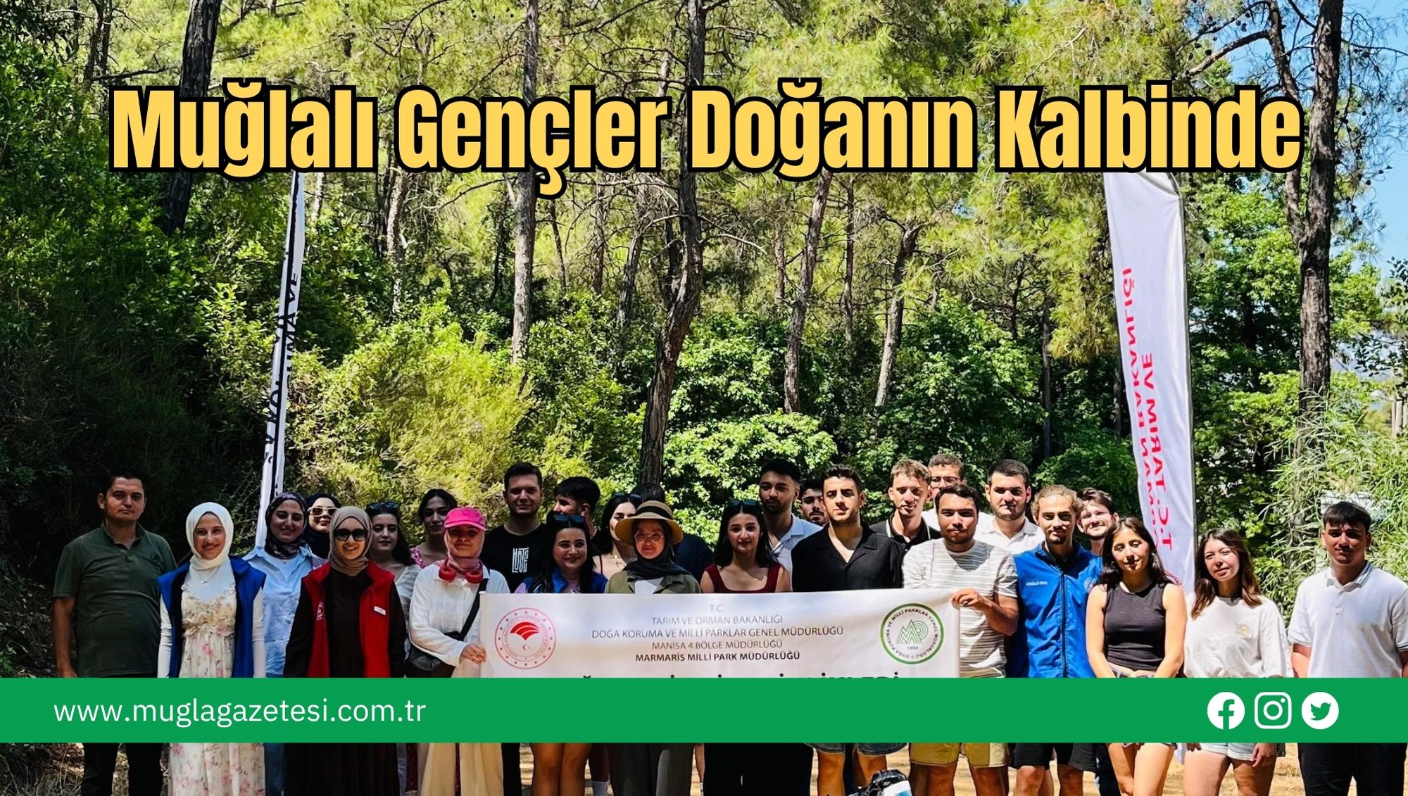 Muğlalı Gençler Doğanın Kalbinde