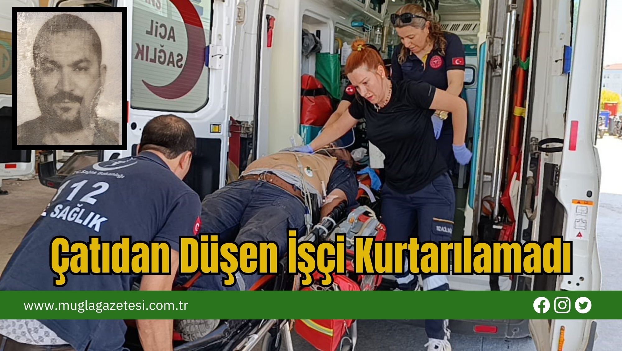 Çatıdan Düşen İşçi Kurtarılamadı