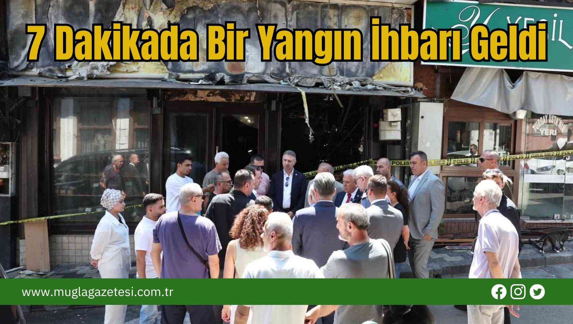 7 Dakikada Bir Yangın İhbarı Geldi