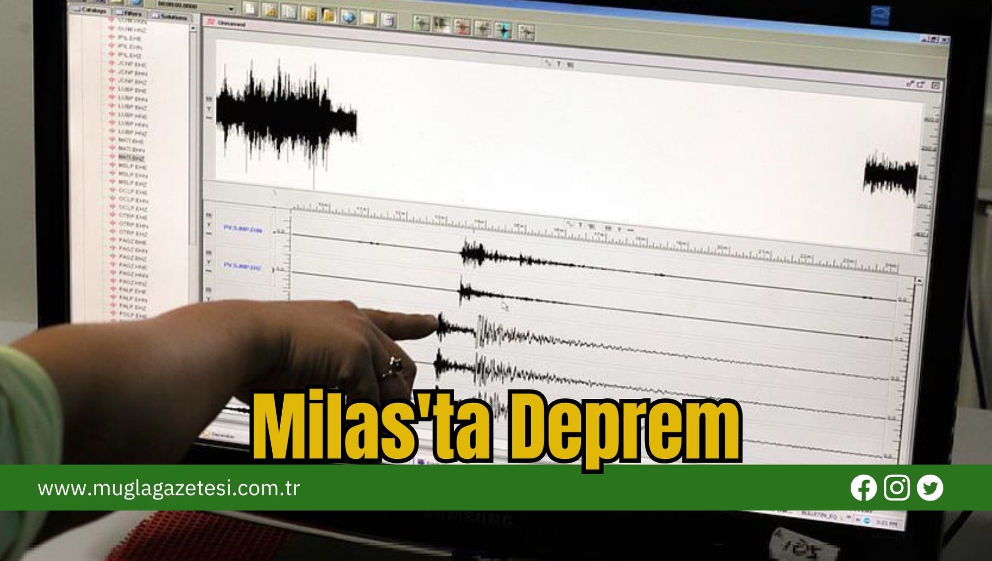 Milas'ta Deprem