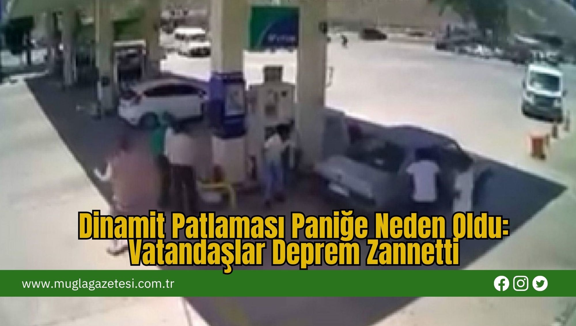 Dinamit Patlaması Paniğe Neden Oldu: Vatandaşlar Deprem Zannetti