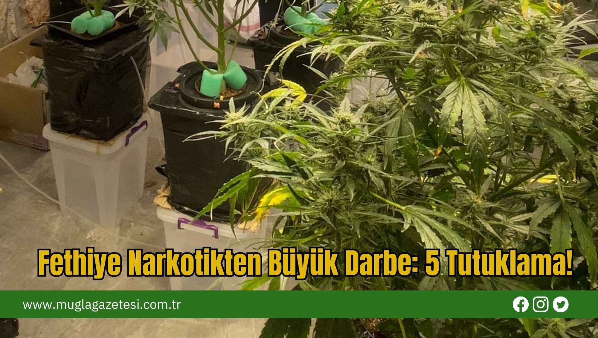 Fethiye Narkotikten Büyük Darbe: 5 Tutuklama!