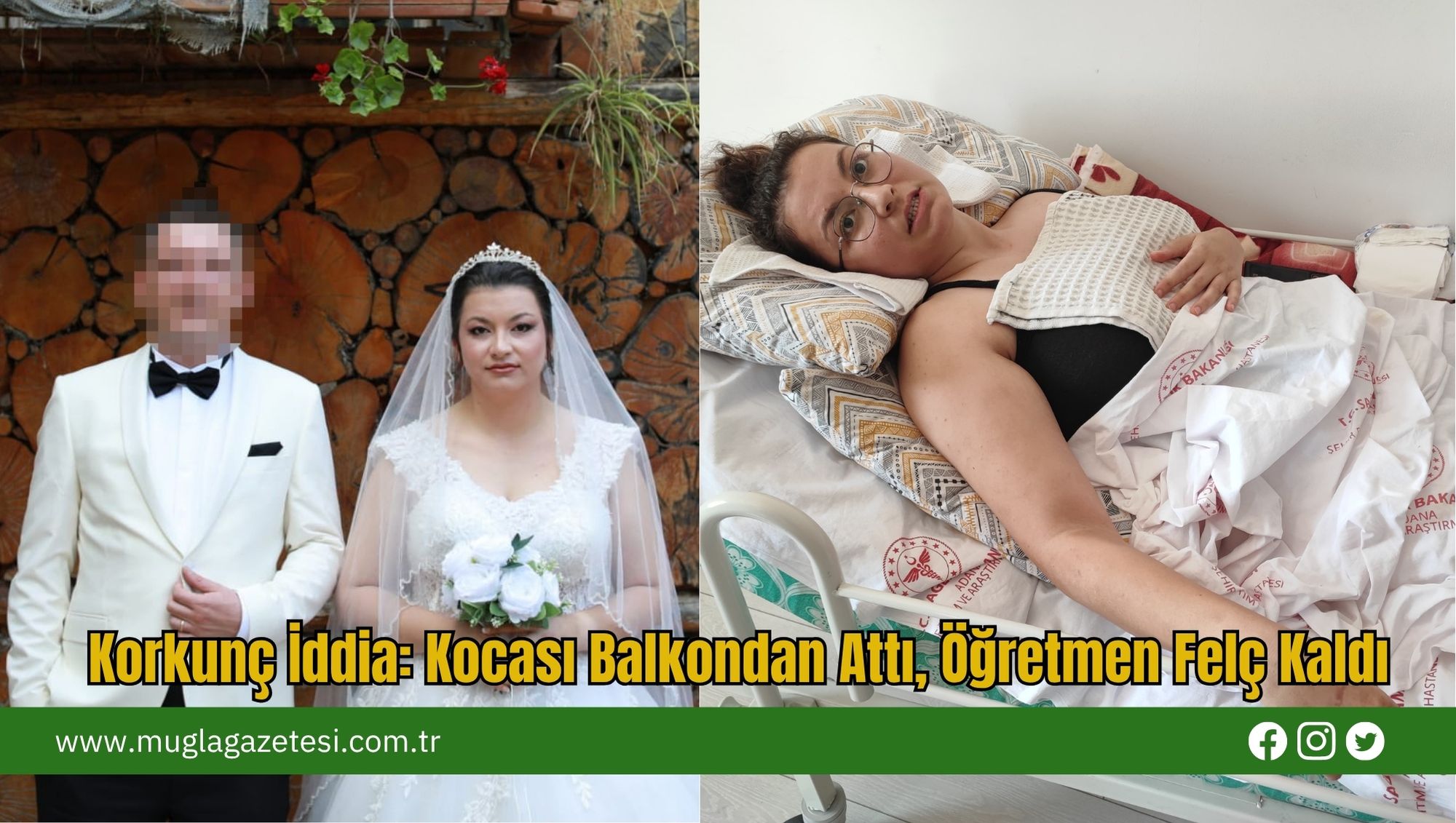 Korkunç İddia: Kocası Balkondan Attı, Öğretmen Felç Kaldı