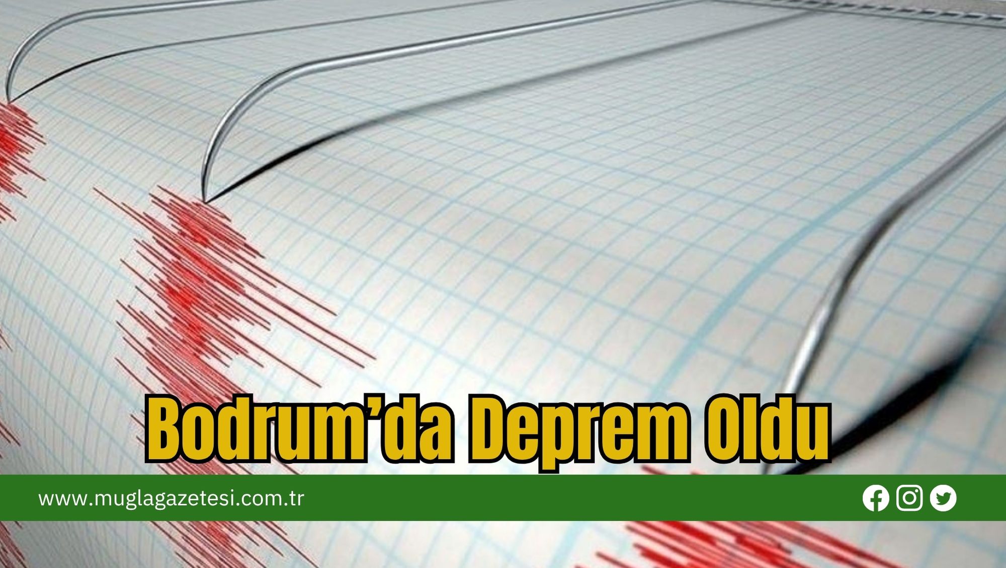 Bodrum’da Deprem Oldu