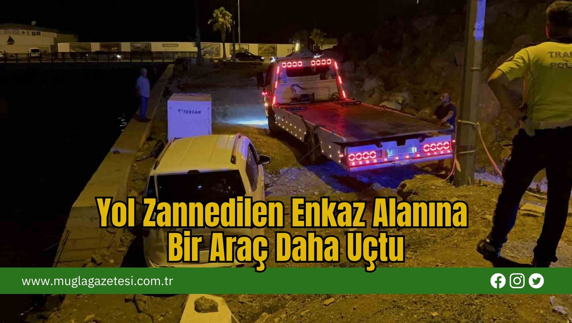 Yol Zannedilen Enkaz Alanına Bir Araç Daha Uçtu