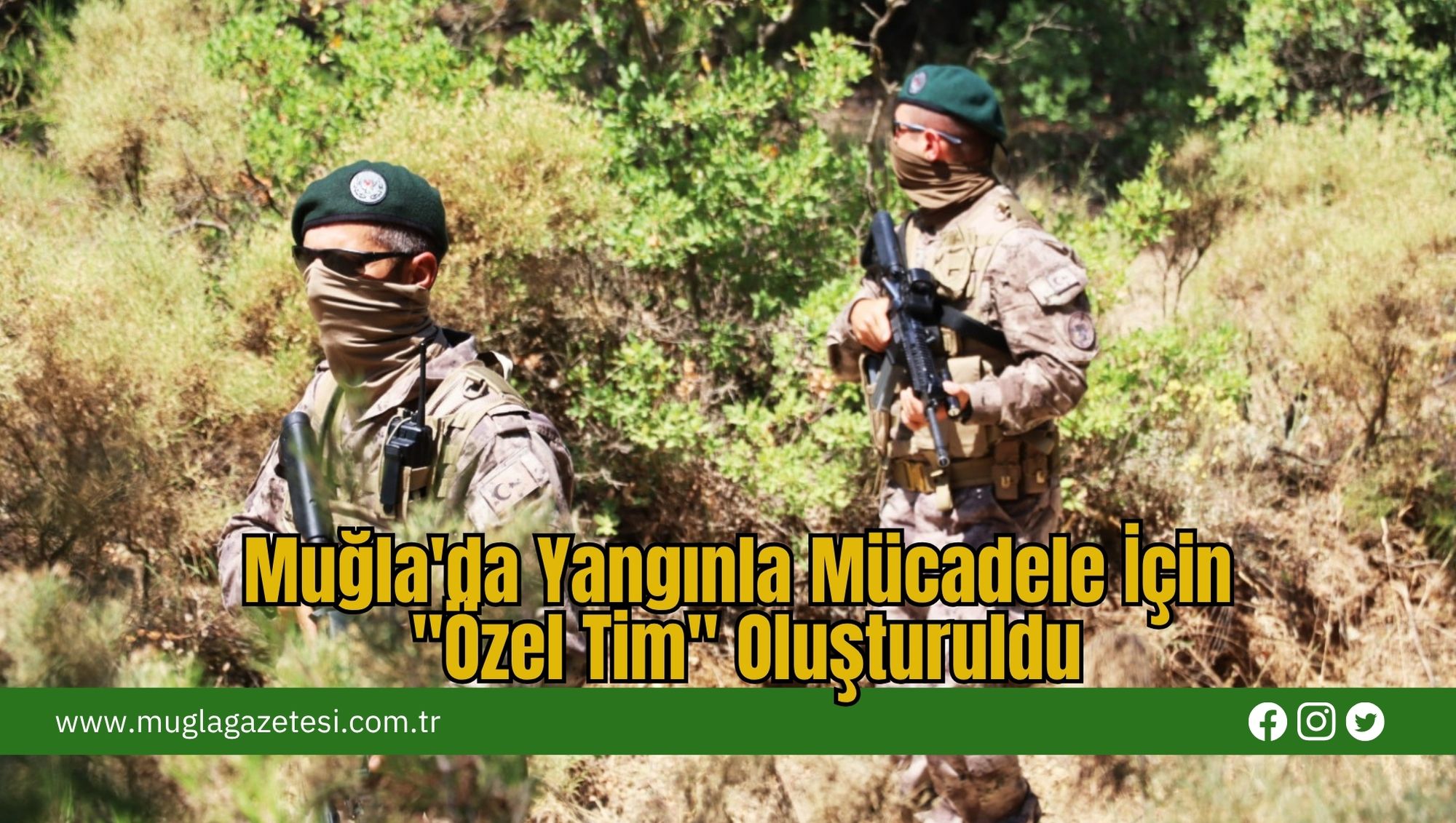Muğla'da Yangınla Mücadele İçin 