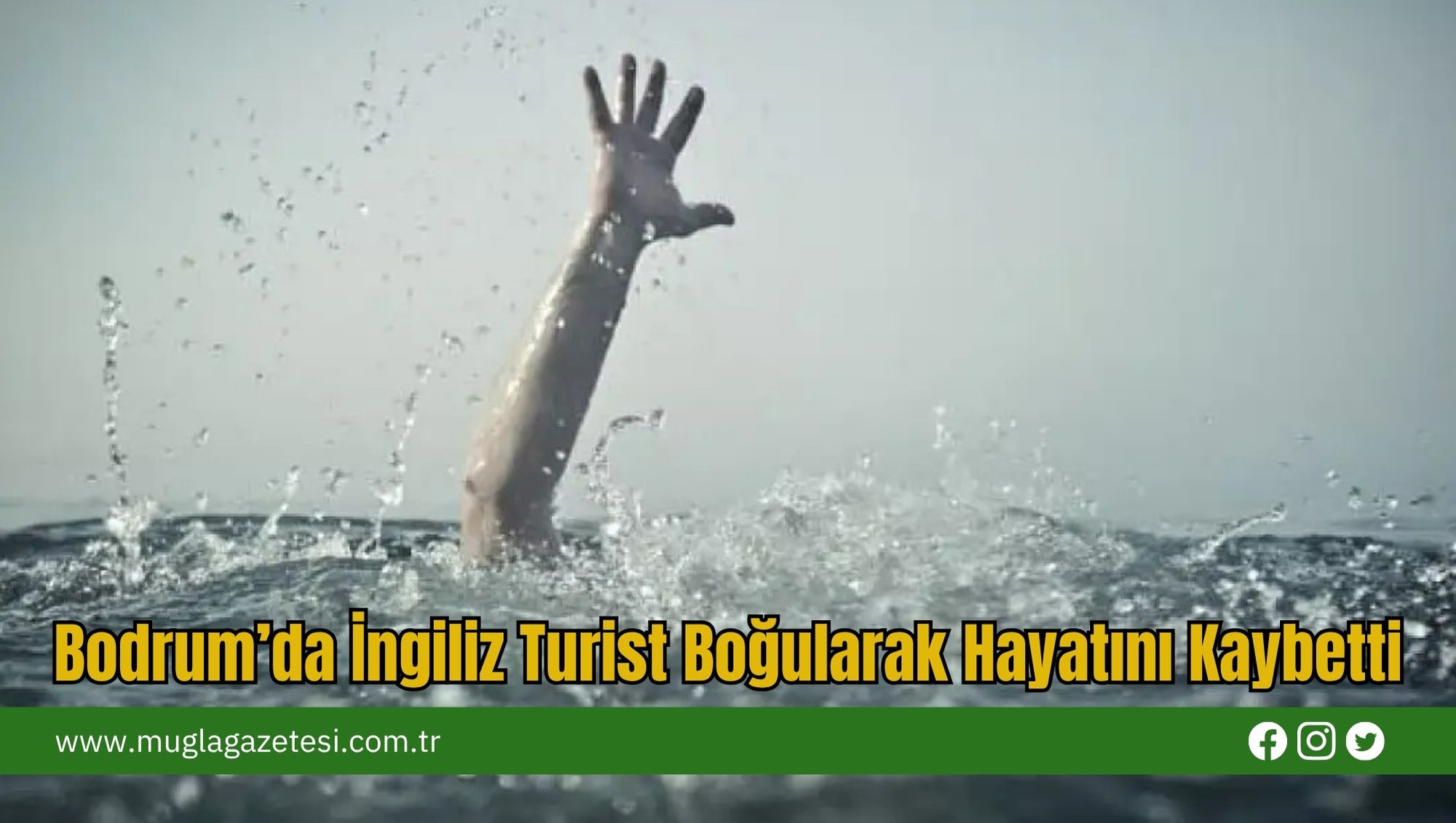 Bodrum’da İngiliz Turist Boğularak Hayatını Kaybetti