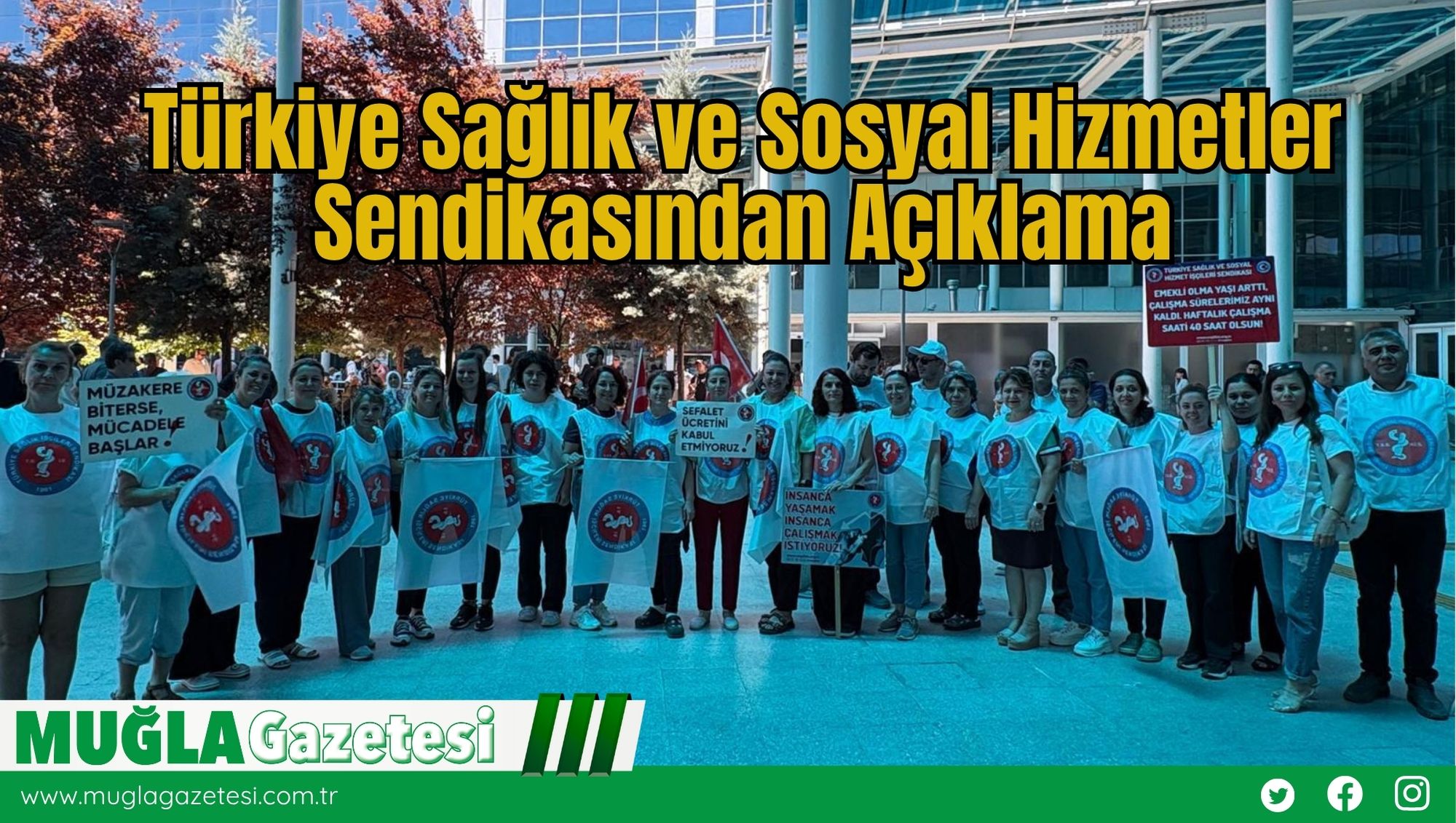 Türkiye Sağlık ve Sosyal Hizmetler Sendikasından Açıklama