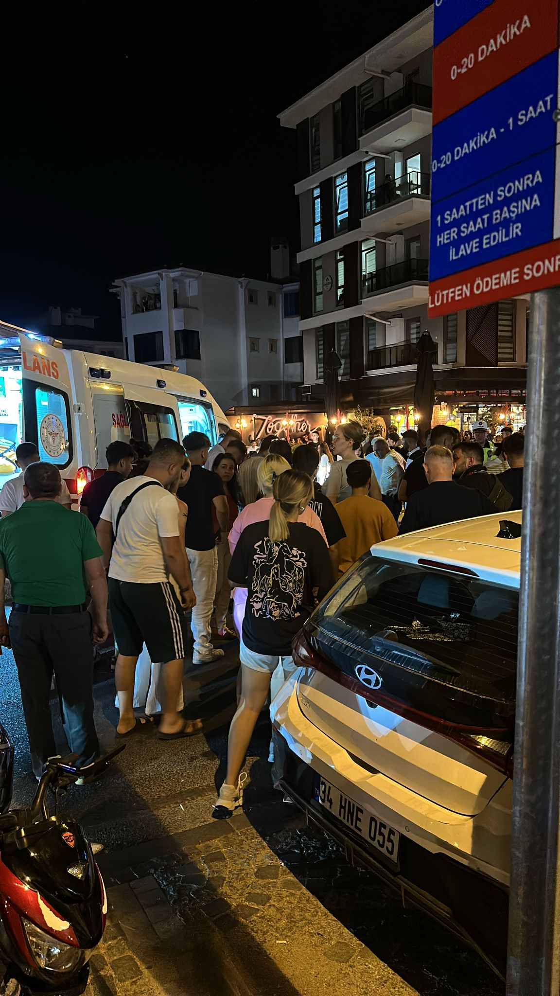 Menteşe'de Motosiklet Kazası, O Anlar Kamerada