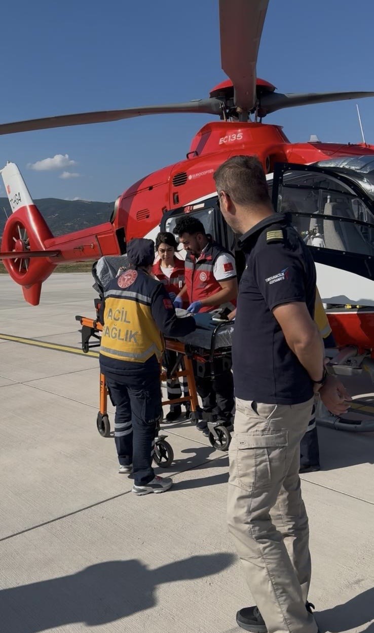 Acı Olay: Parmakları Kopan Çocuğa Helikopterli Müdahale