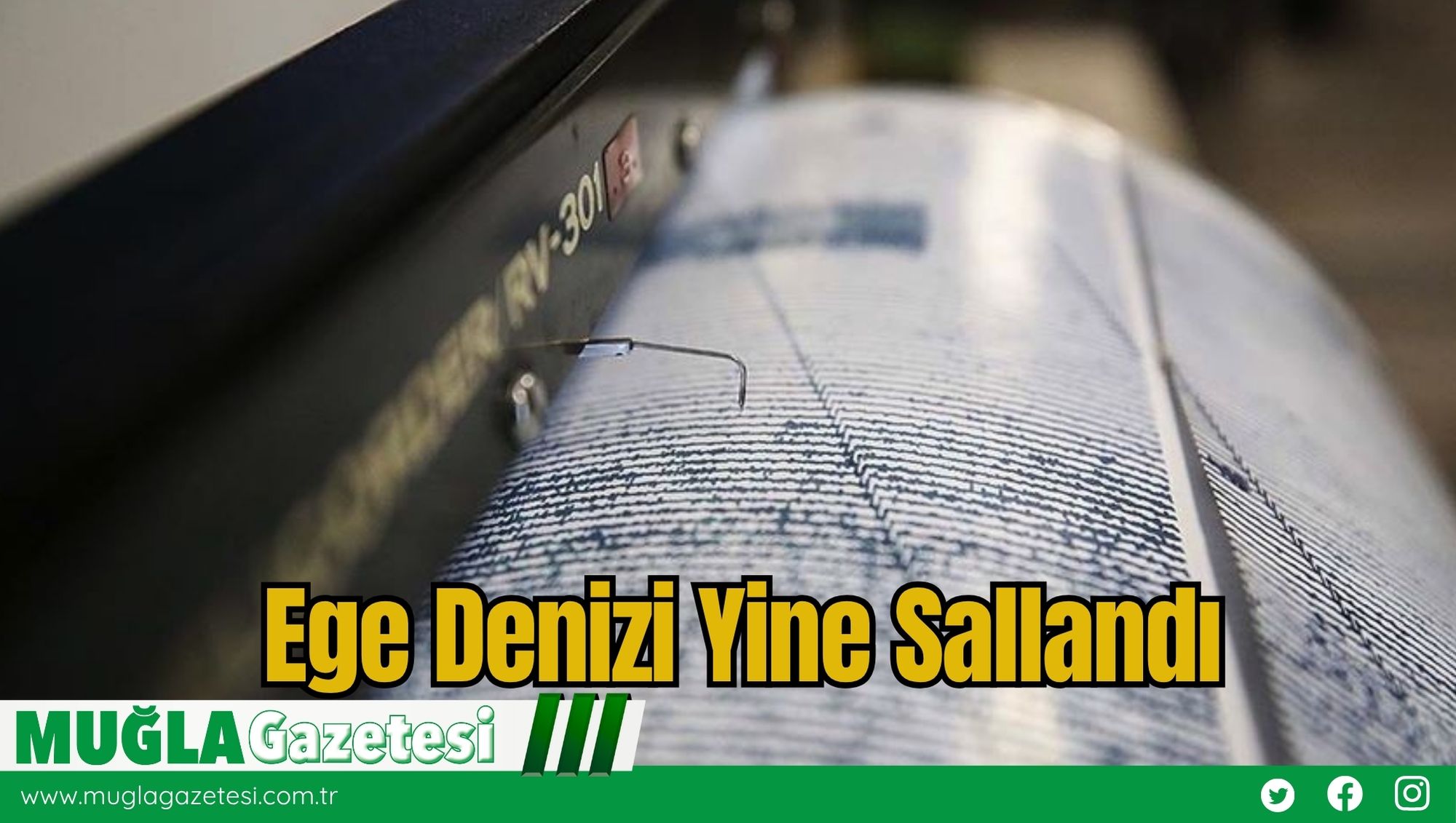 Ege Denizi Yine Sallandı