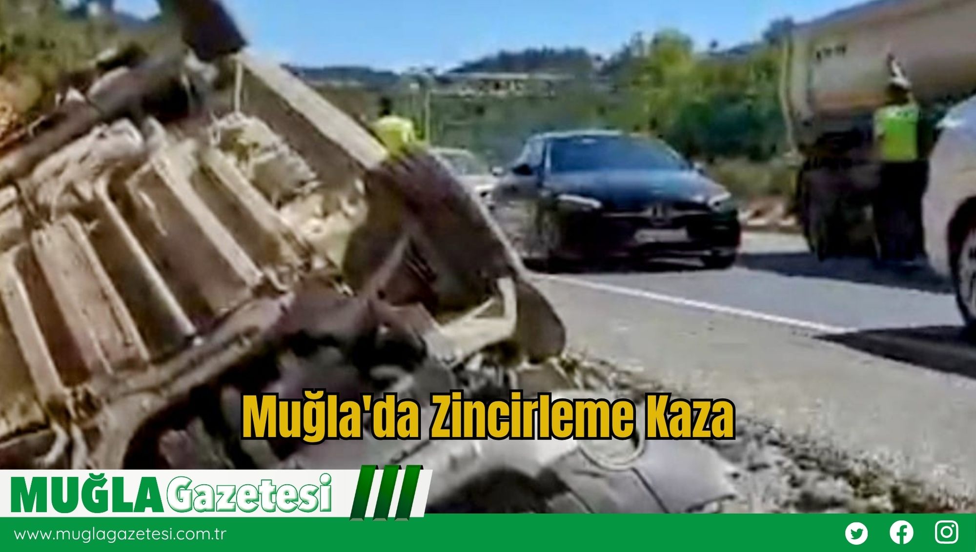 Muğla'da Zincirleme Kaza