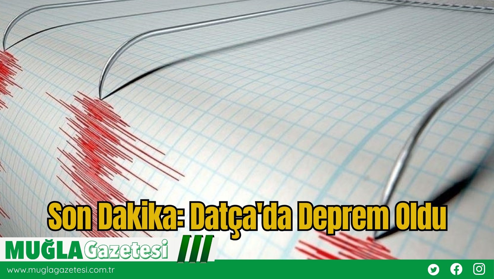 Son Dakika: Datça'da Deprem Oldu