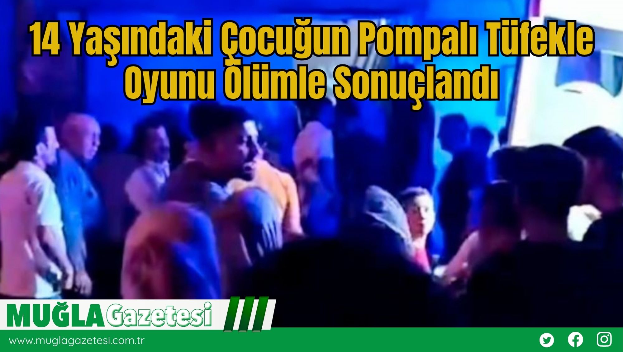 14 Yaşındaki Çocuğun Pompalı Tüfekle Oyunu Ölümle Sonuçlandı