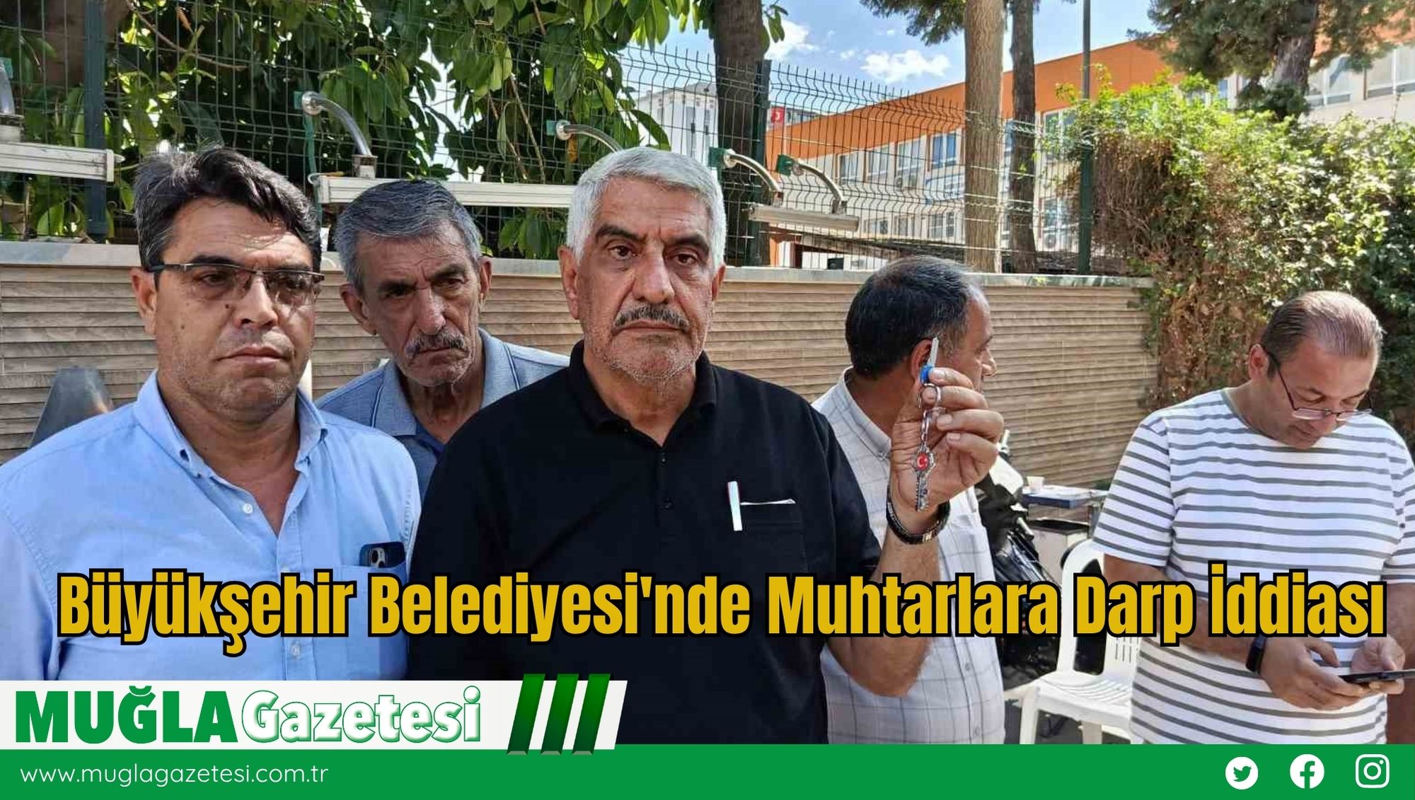 Büyükşehir Belediyesi Güvenliklerinin Muhtarları Darbettiği İddiası