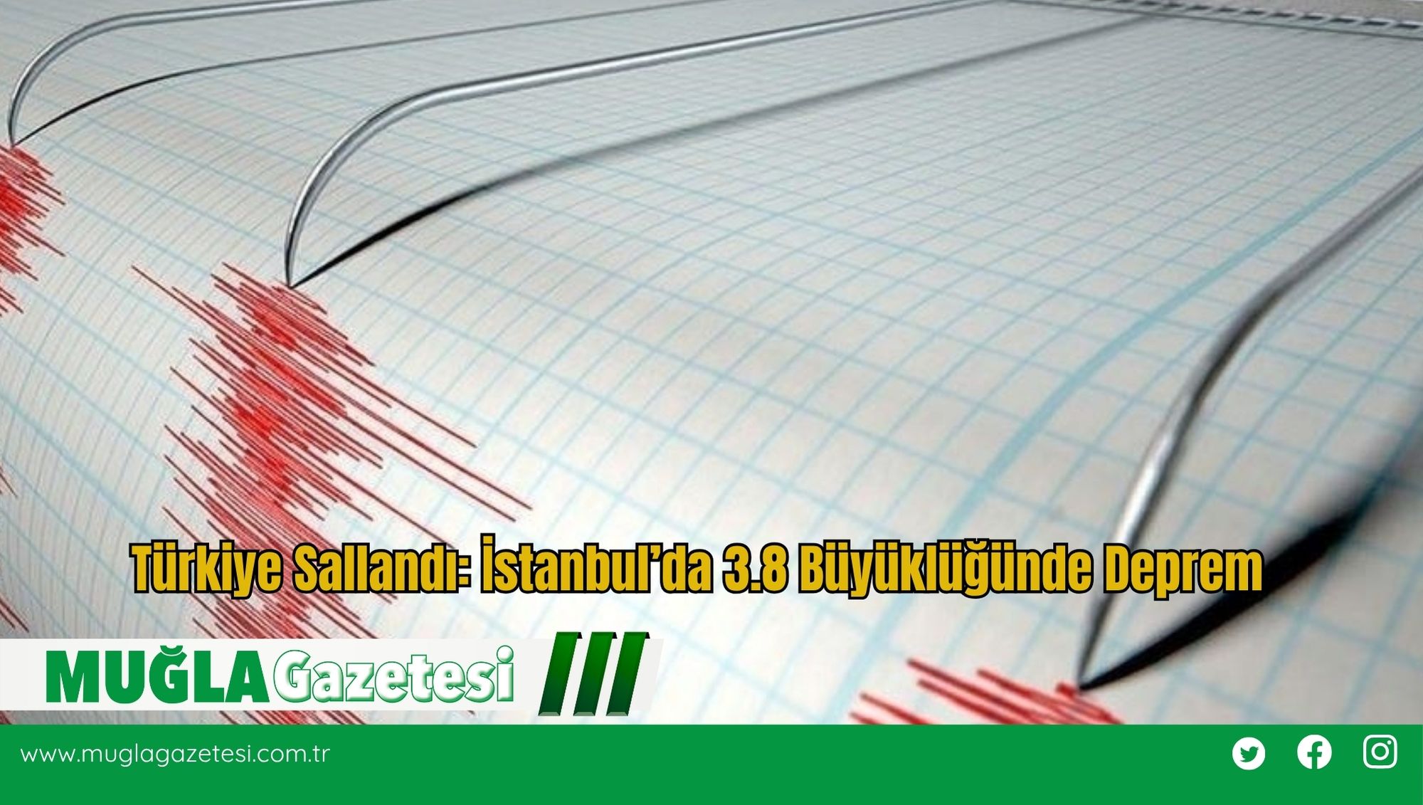 Türkiye Sallandı: İstanbul’da 3.8 Büyüklüğünde Deprem