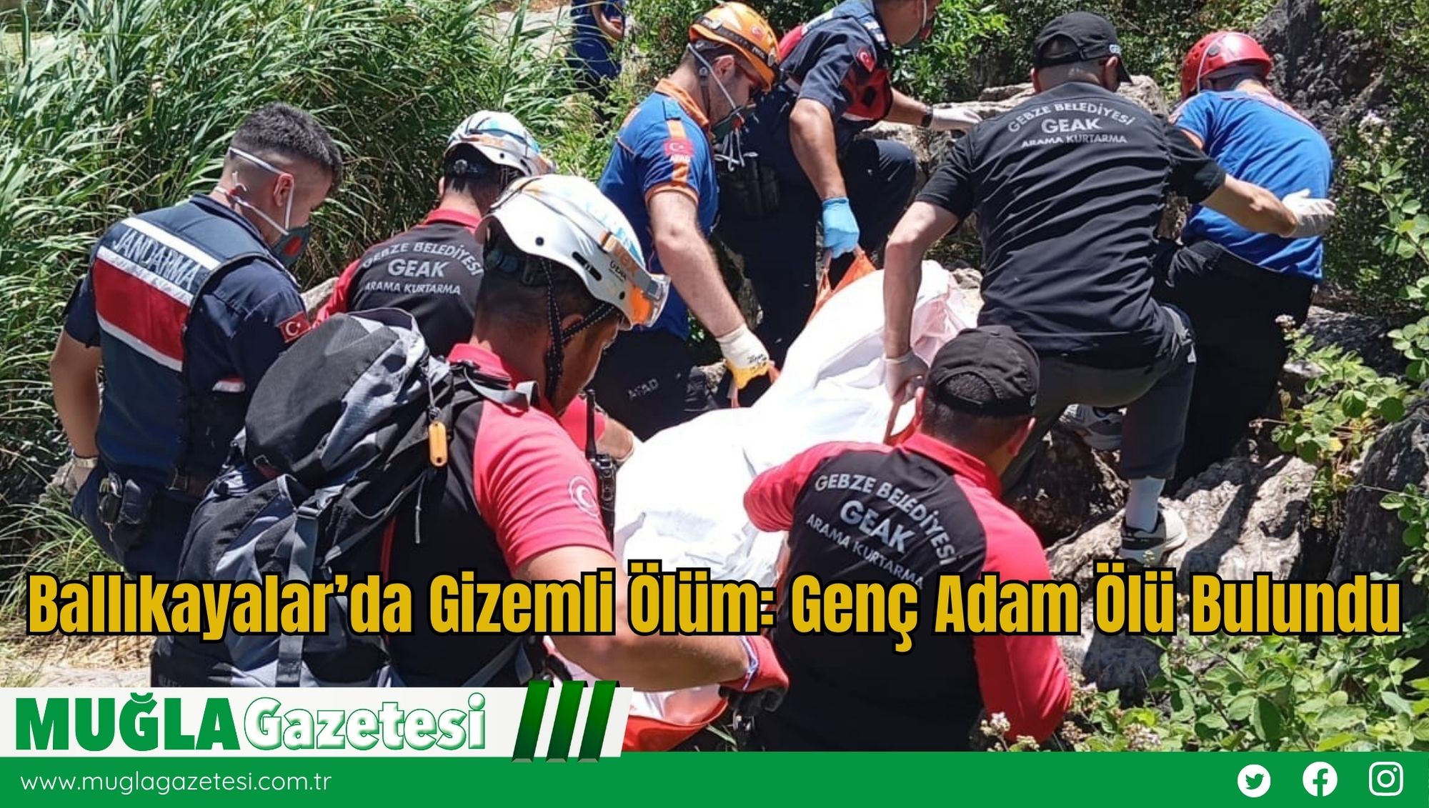 Ballıkayalar’da Gizemli Ölüm: Genç Adam Ölü Bulundu
