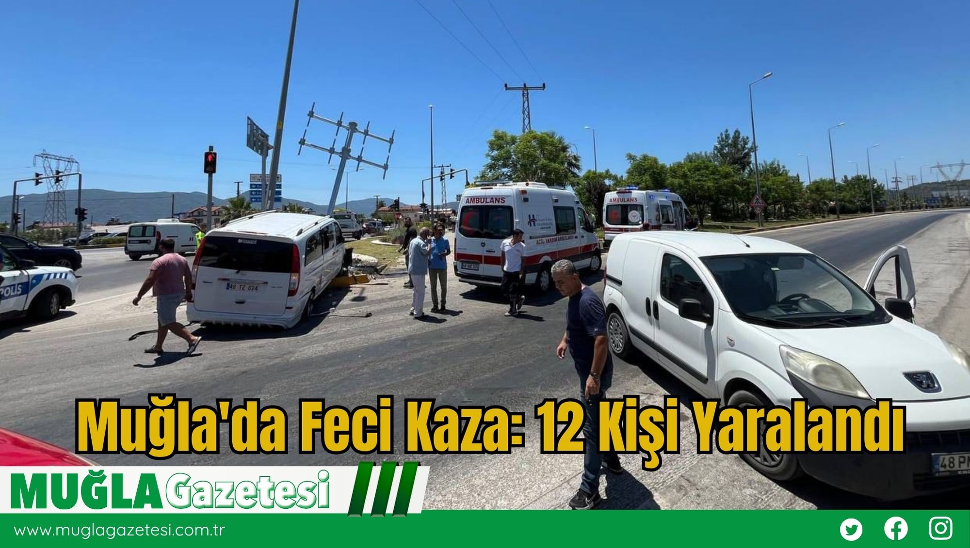 Muğla'da Feci Kaza: 12 Kişi Yaralandı
