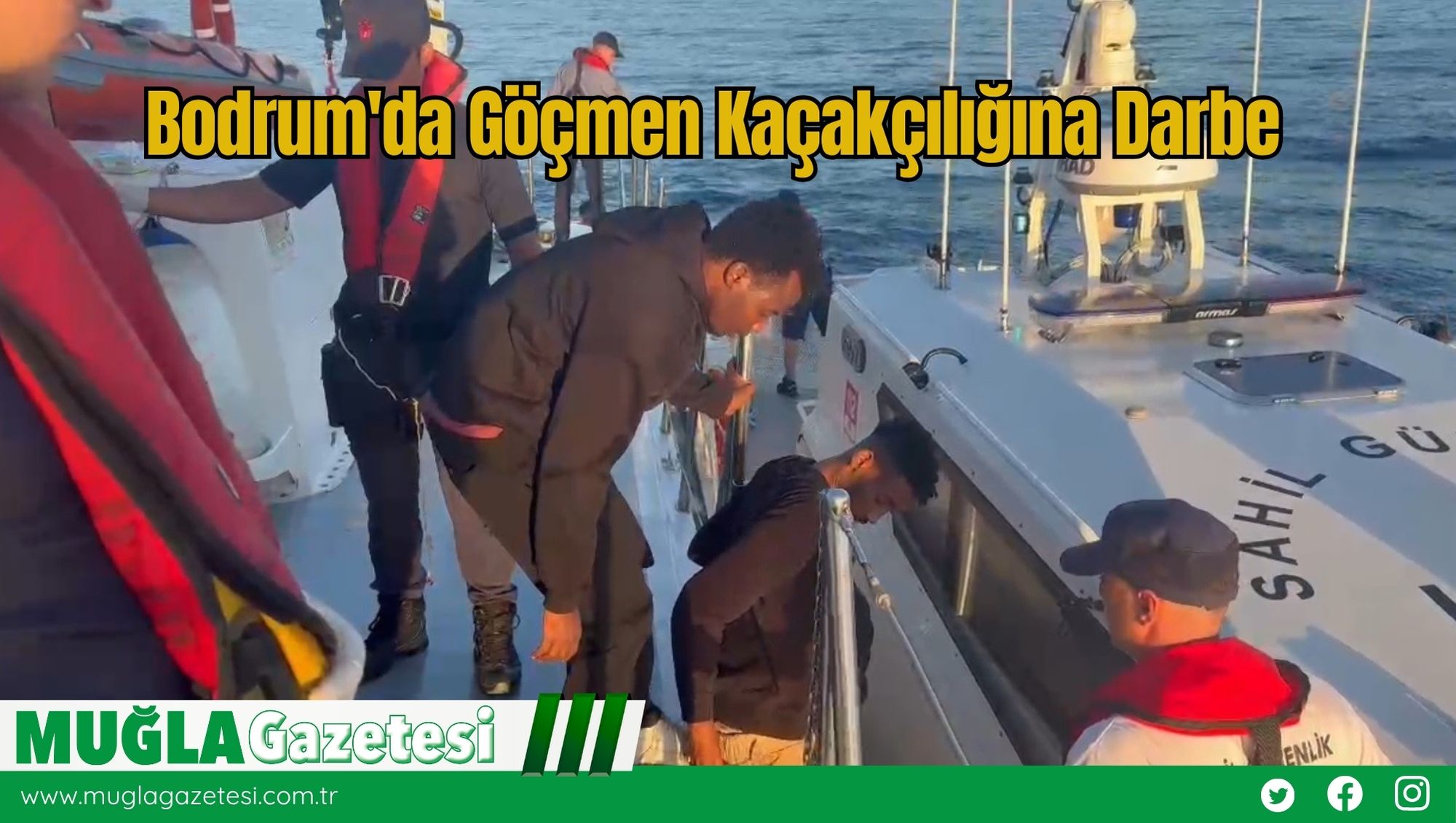 Bodrum'da Göçmen Kaçakçılığına Darbe