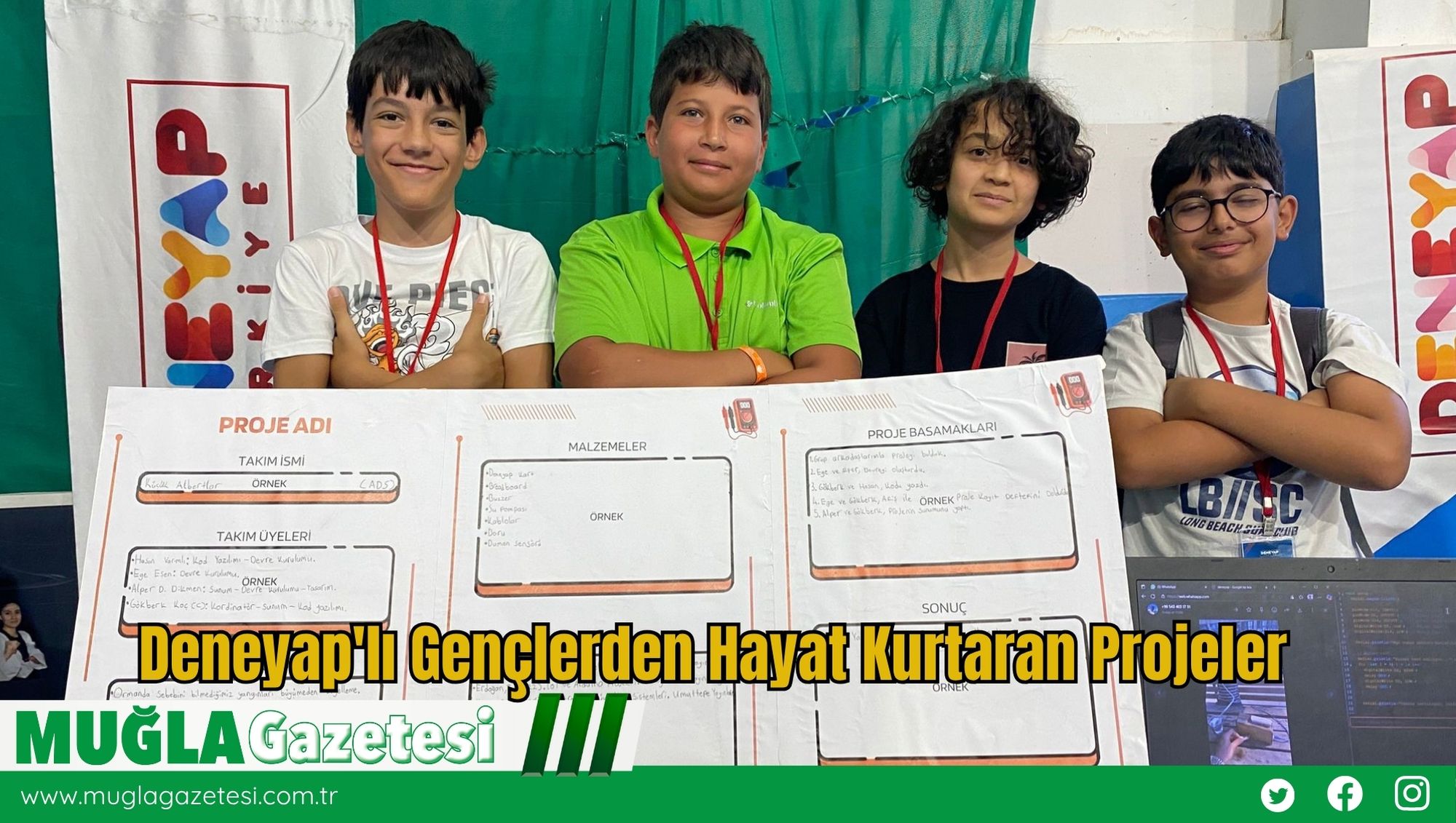 Deneyap'lı Gençlerden Hayat Kurtaran Projeler