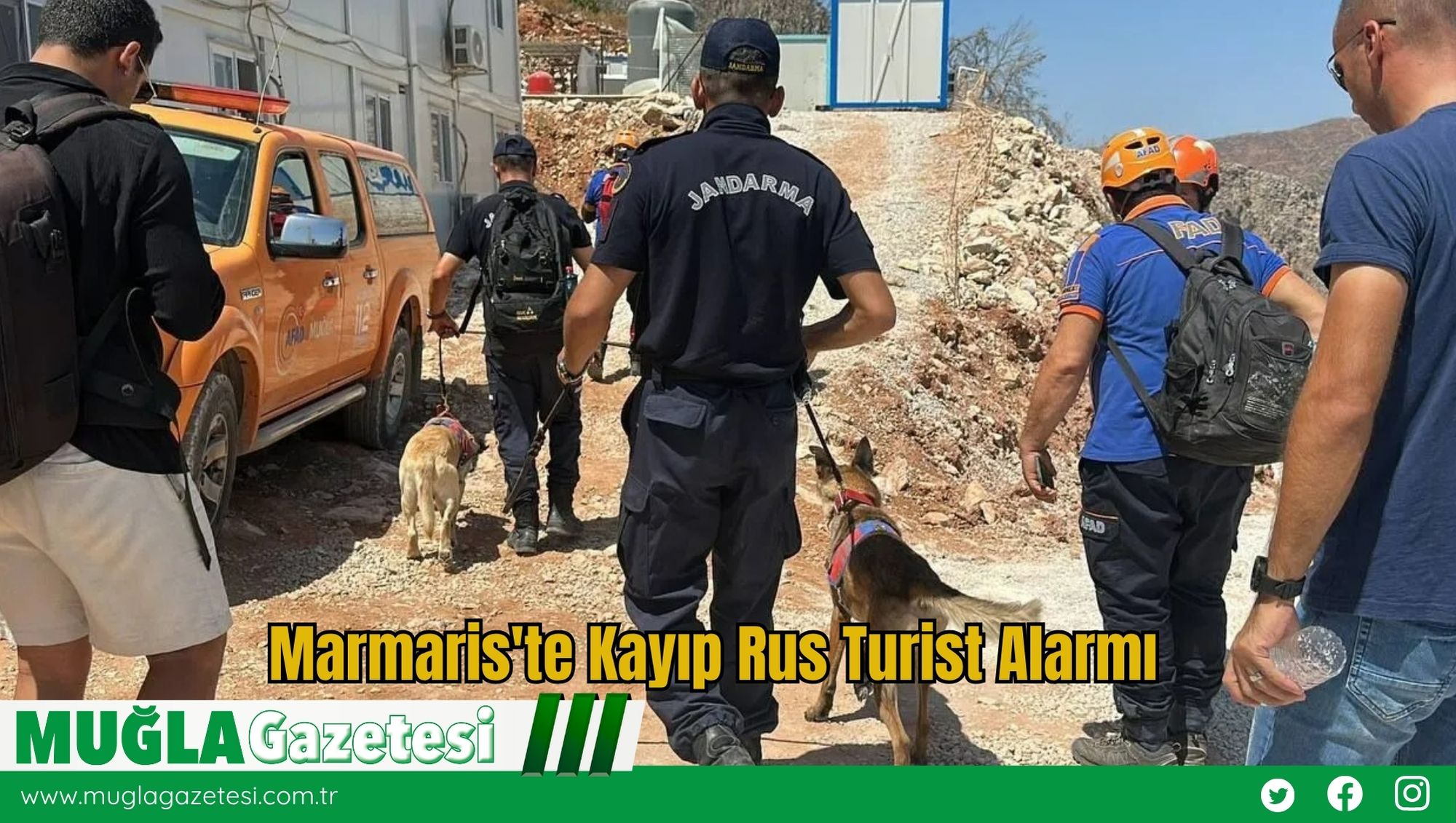 Marmaris'te Kayıp Rus Turist Alarmı