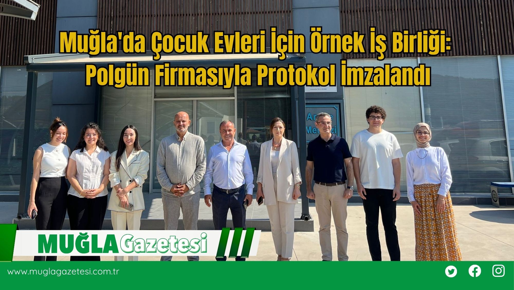 Muğla'da Çocuk Evleri İçin Örnek İş Birliği: Polgün Firmasıyla Protokol İmzalandı