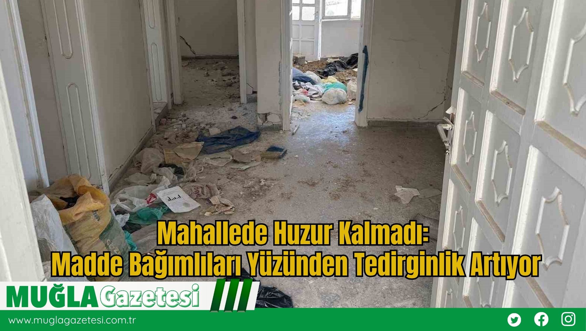 Mahallede Huzur Kalmadı: Madde Bağımlıları Yüzünden Tedirginlik Artıyor