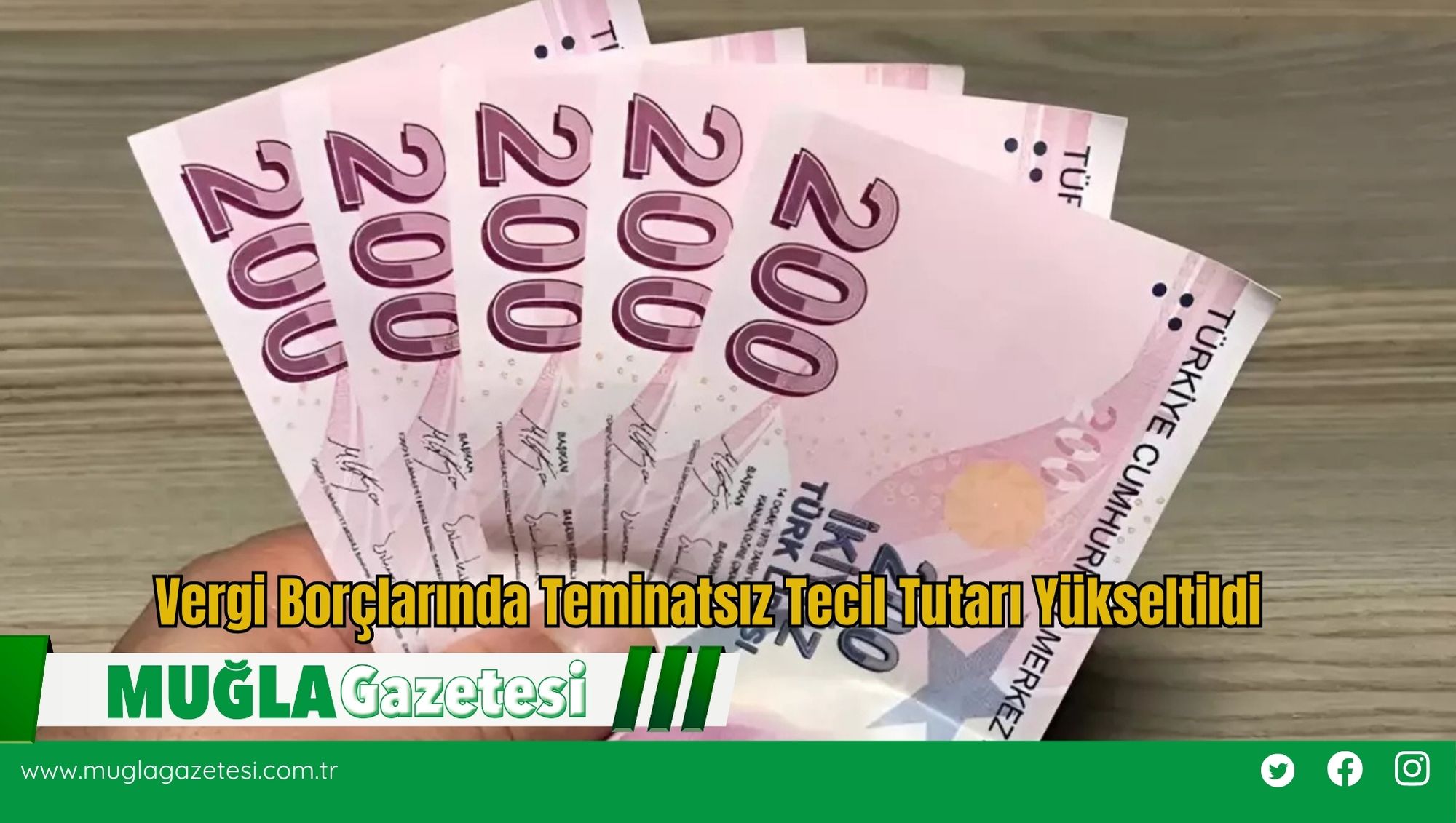 Vergi Borçlarında Teminatsız Tecil Tutarı Yükseltildi