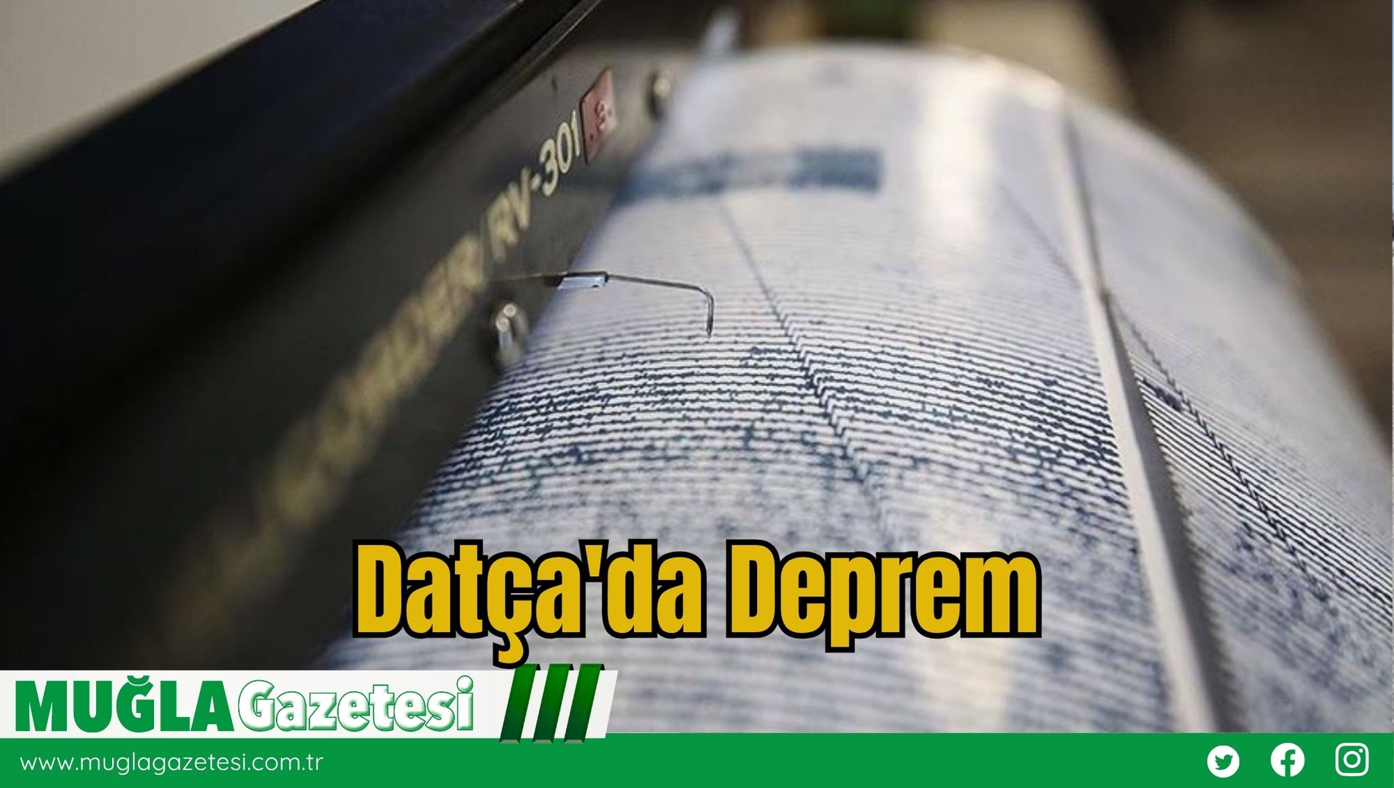 Datça'da Deprem