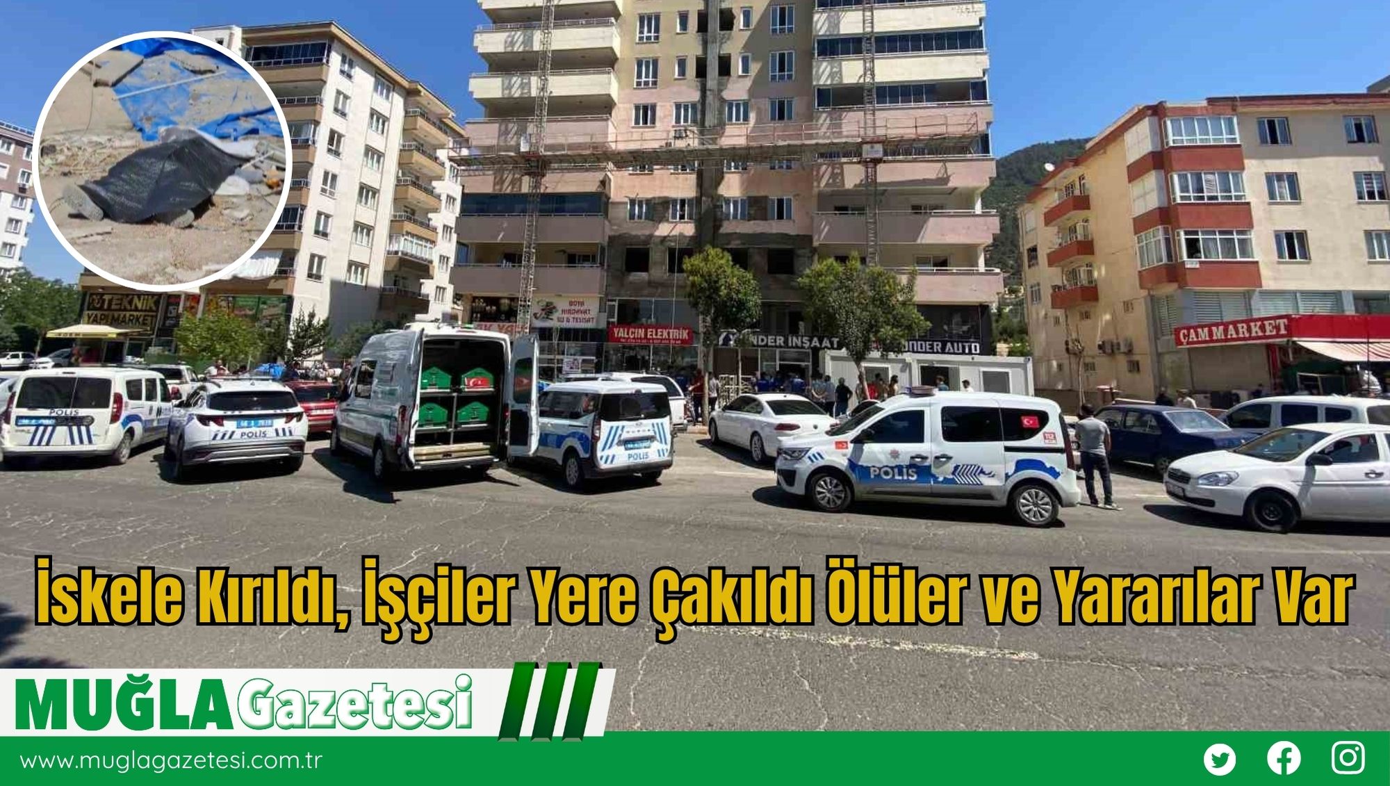 İskele Kırıldı, İşçiler Yere Çakıldı Ölüler ve Yararılar Var