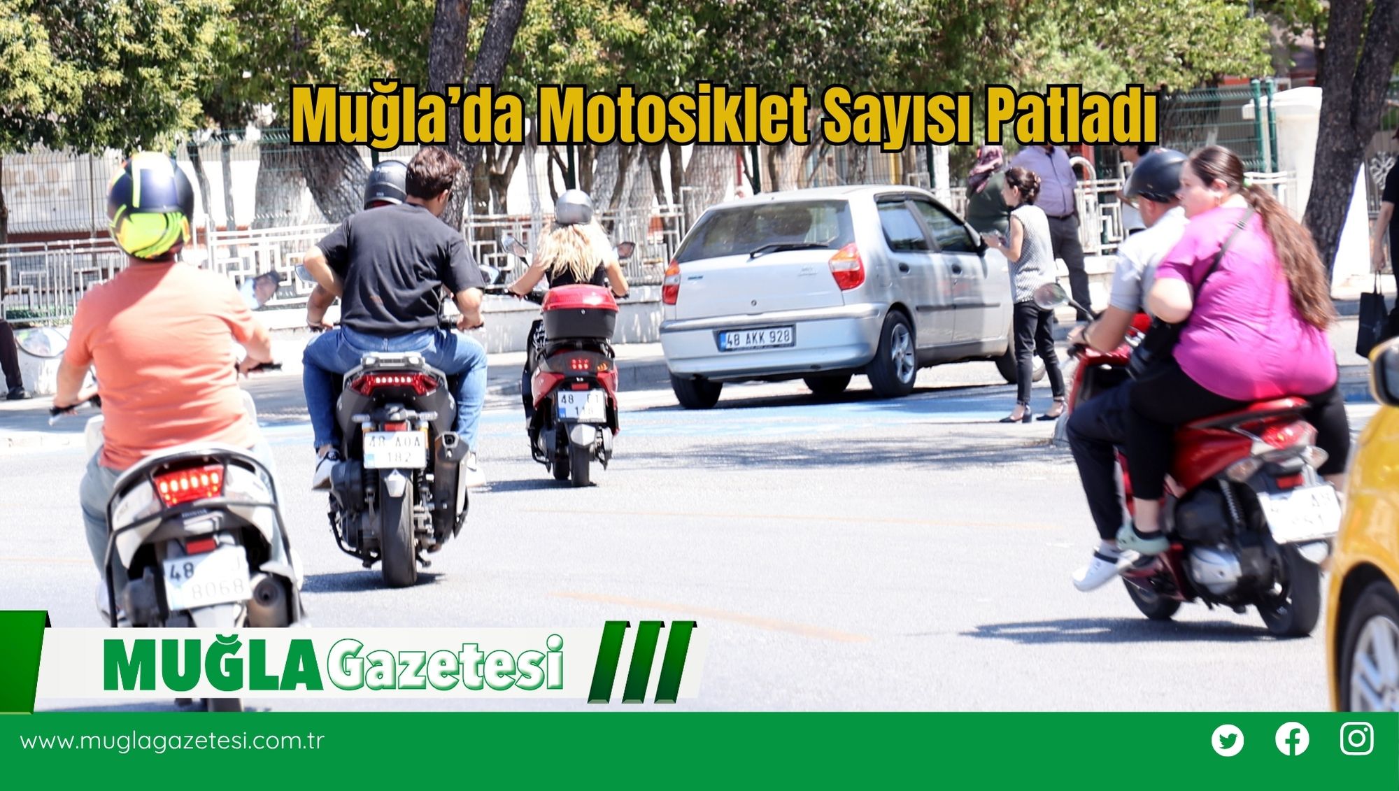 Muğla’da Motosiklet Sayısı Patladı