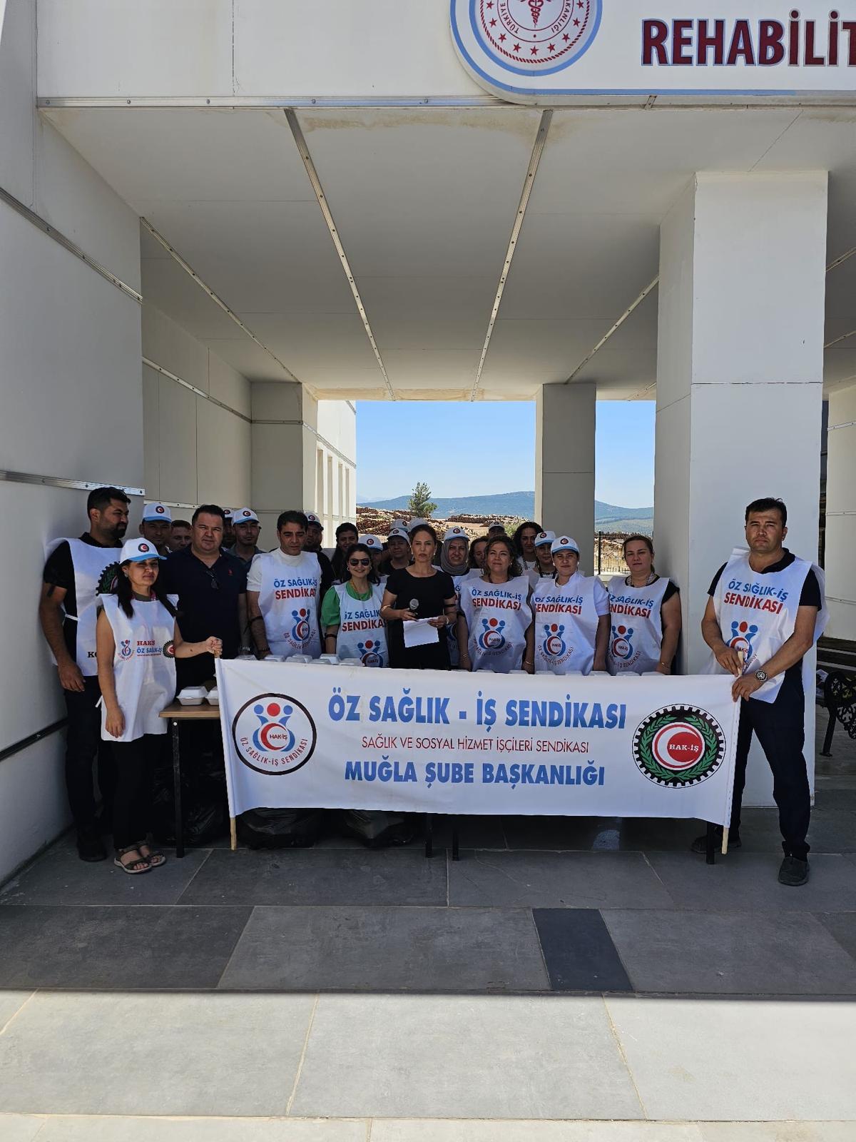 Şehitler Unutulmadı: Hak-İş Muğla Şube Başkanlığından Anlamlı Etkinlik