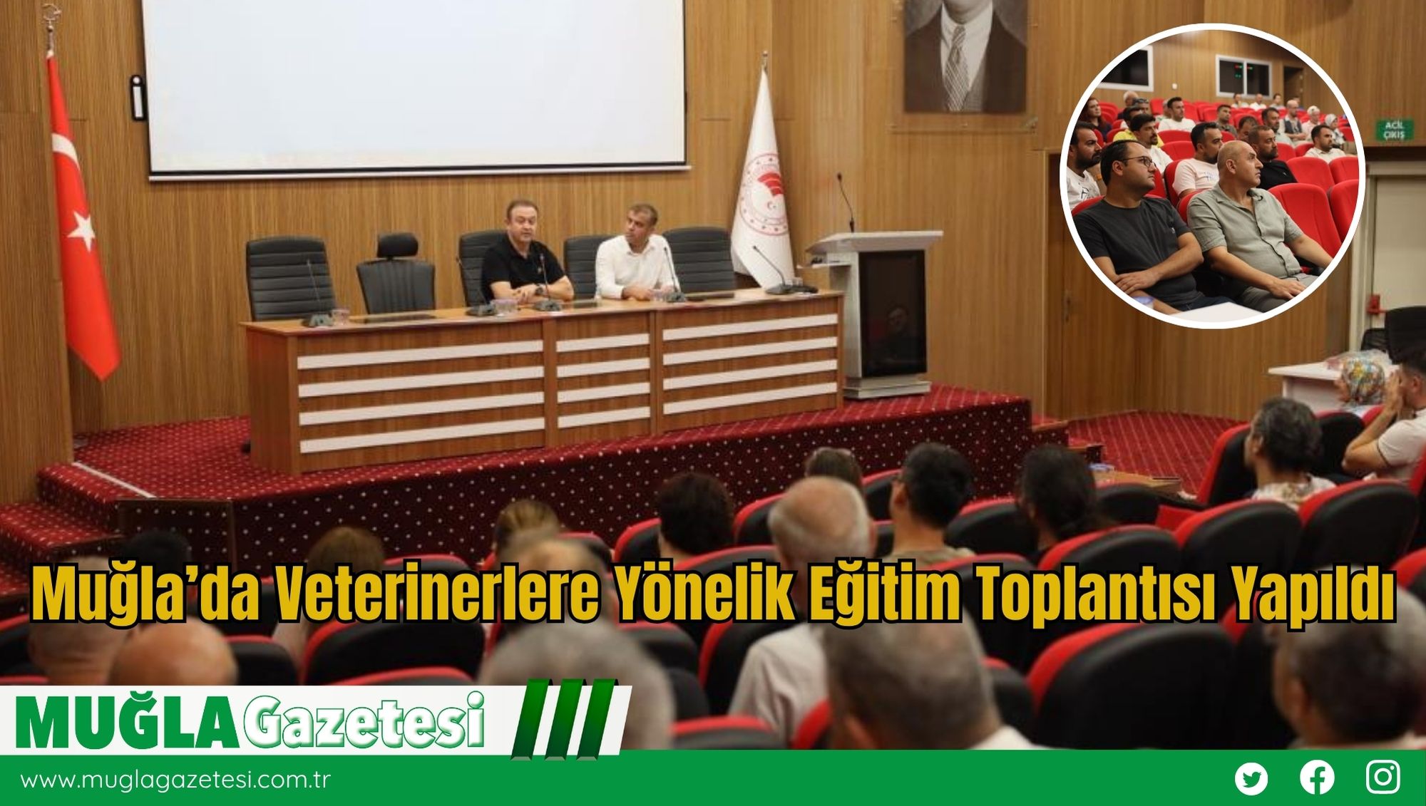 Muğla’da Veterinerlere Yönelik Eğitim Toplantısı Yapıldı