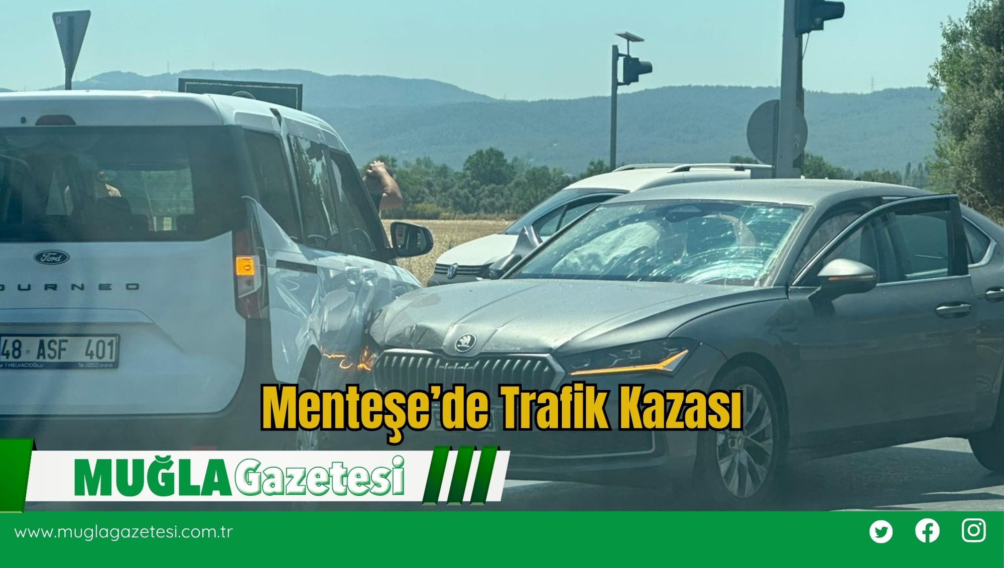 Menteşe’de Trafik Kazası