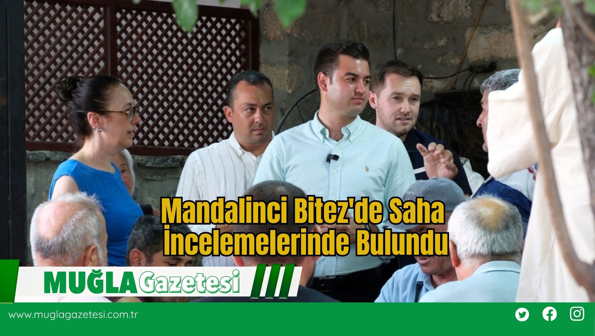 Mandalinci Bitez'de Saha İncelemelerinde Bulundu
