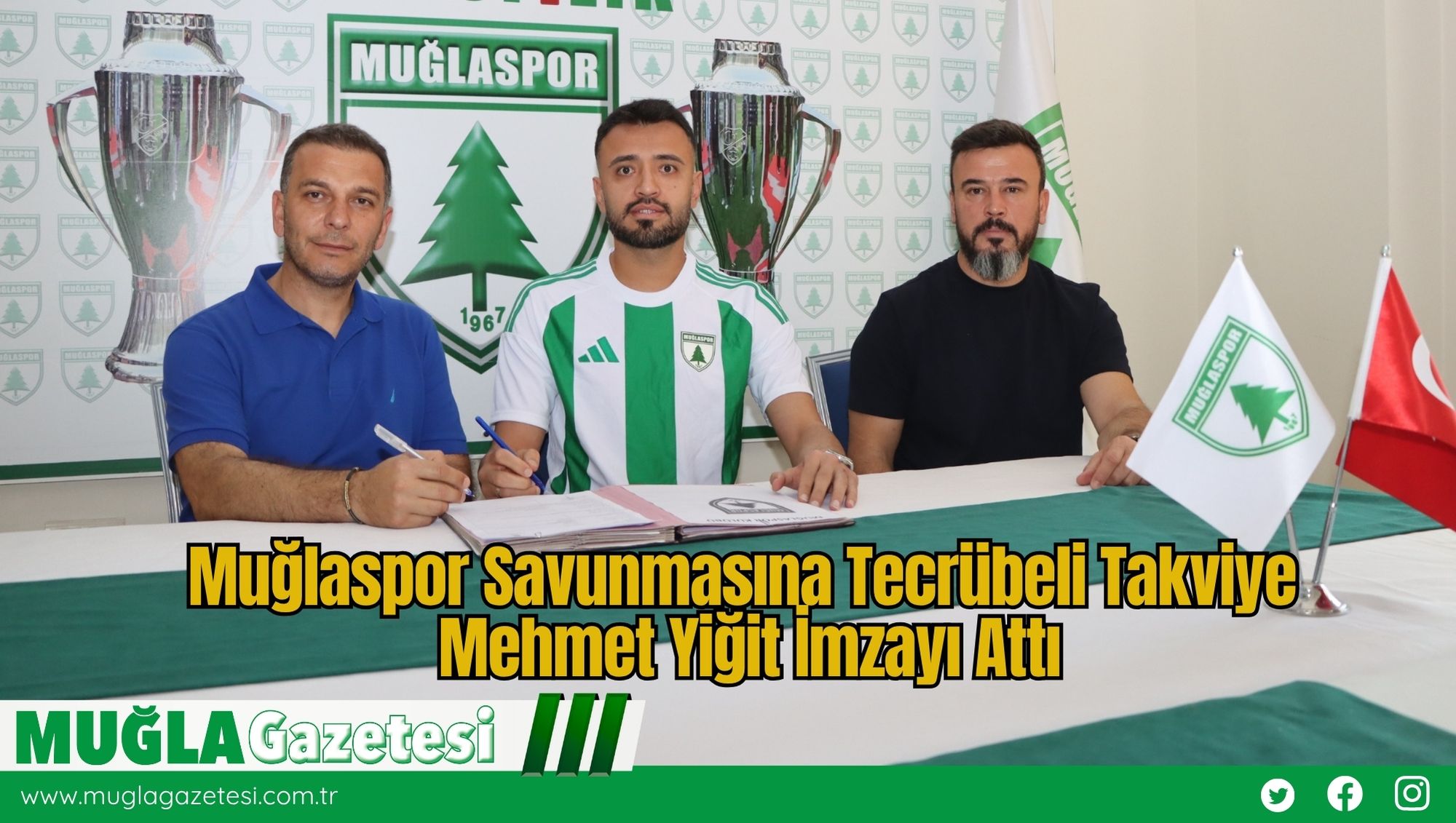 Muğlaspor Savunmasına Tecrübeli Takviye: Mehmet Yiğit İmzayı Attı