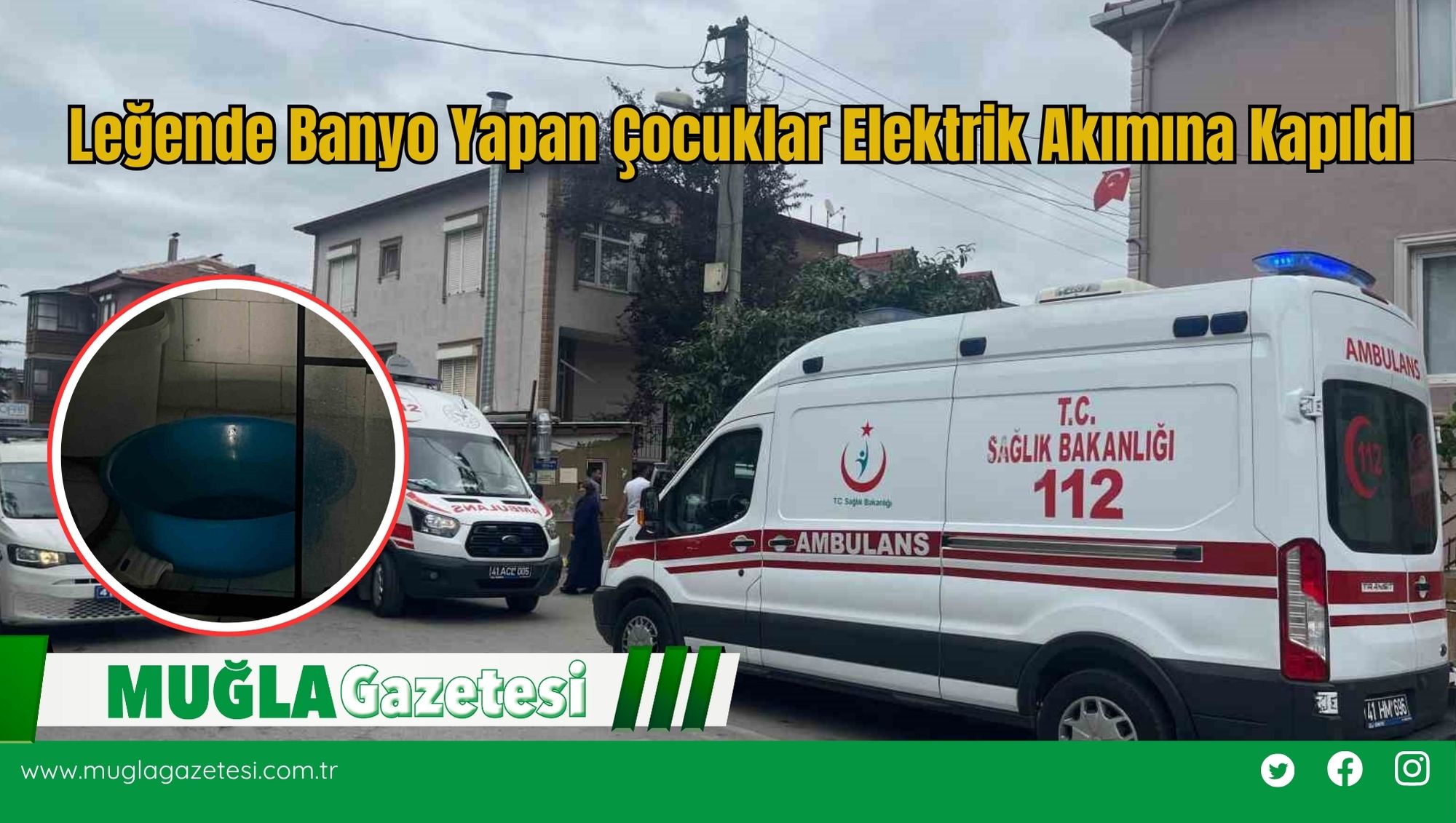 Leğende Banyo Yapan Çocuklar Elektrik Akımına Kapıldı