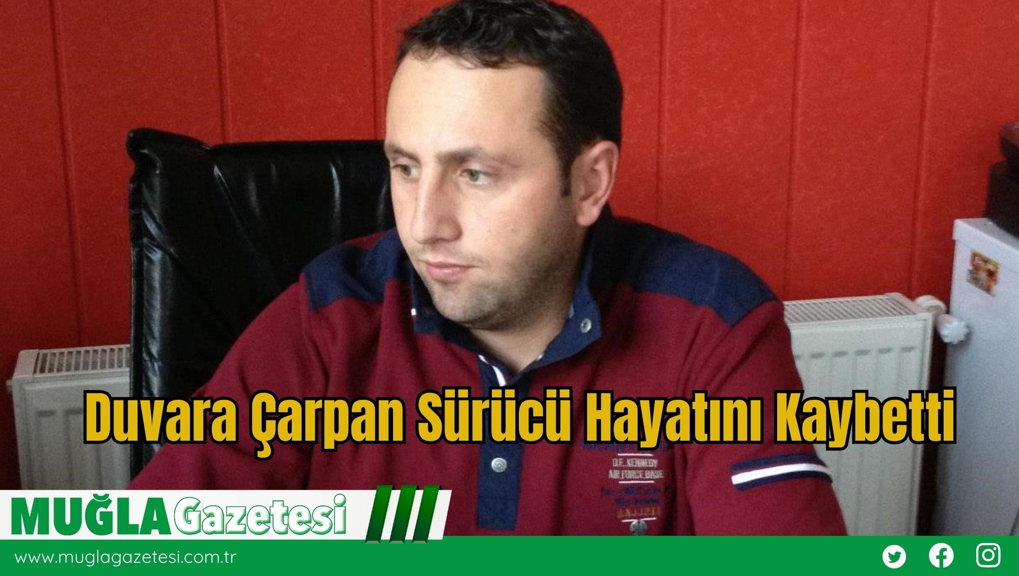 Duvara Çarpan Sürücü Hayatını Kaybetti