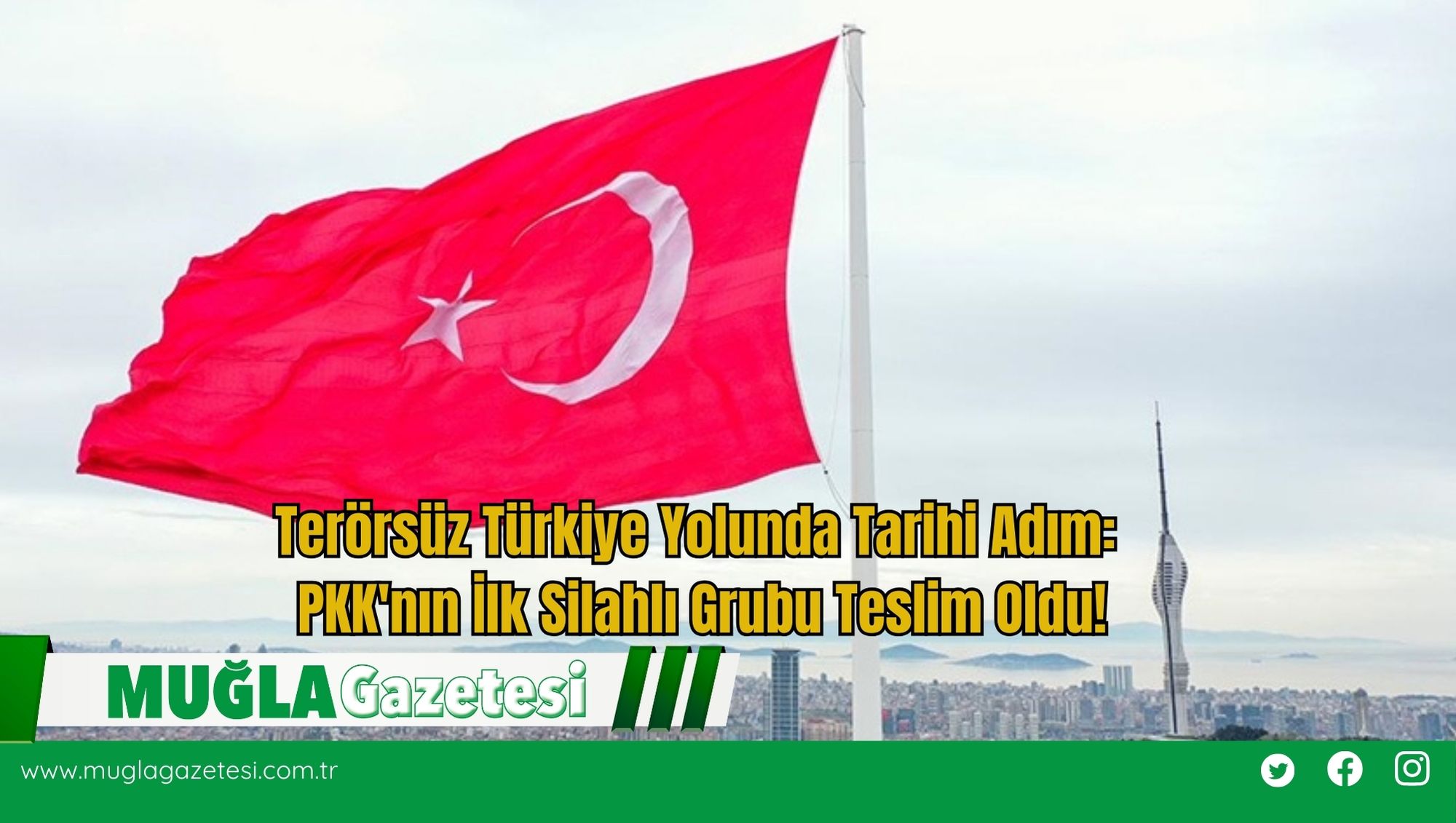 Terörsüz Türkiye Yolunda Tarihi Adım: PKK'nın İlk Silahlı Grubu Teslim Oldu!
