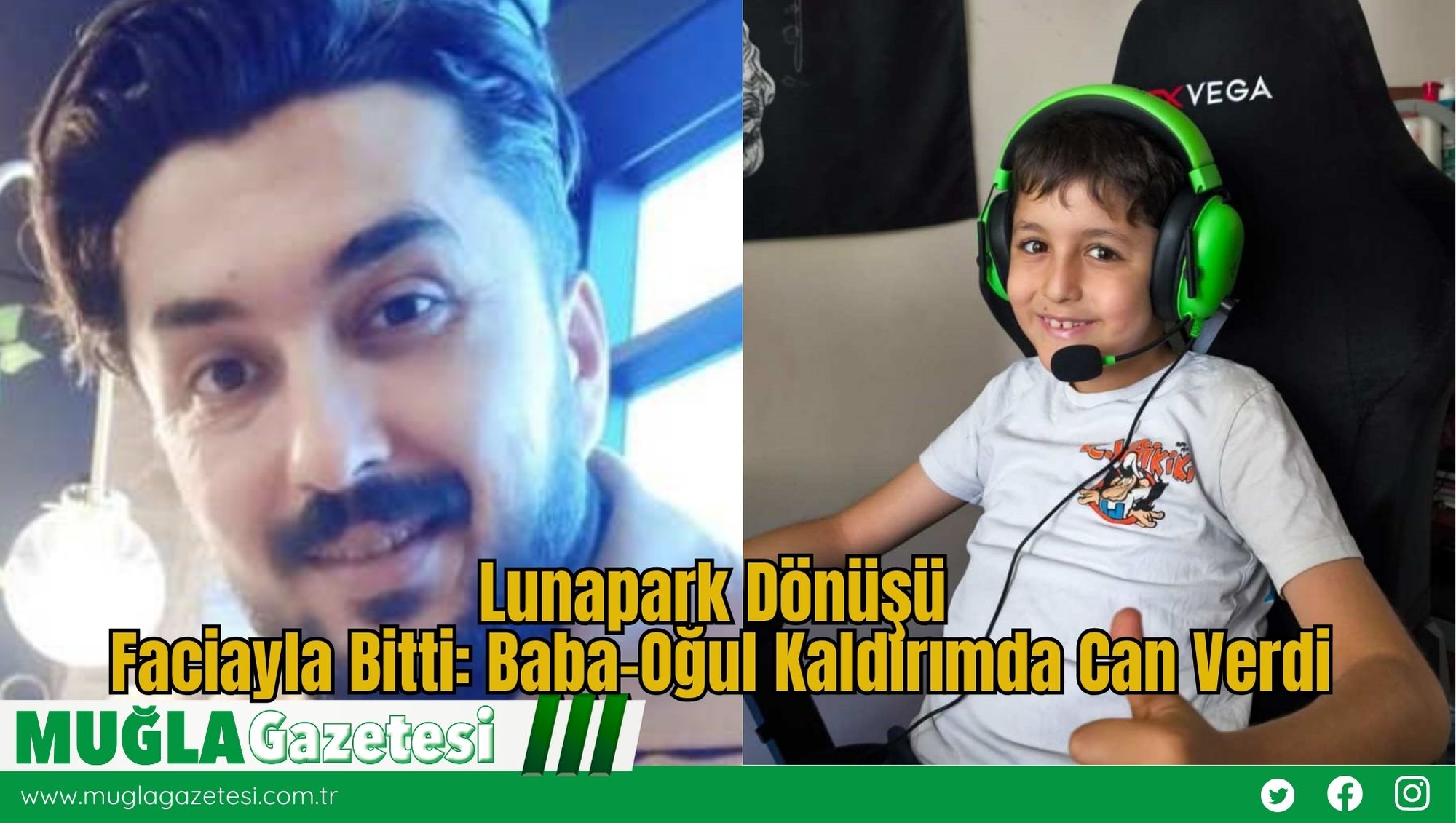 Lunapark Dönüşü Faciayla Bitti: Baba-Oğul Kaldırımda Can Verdi