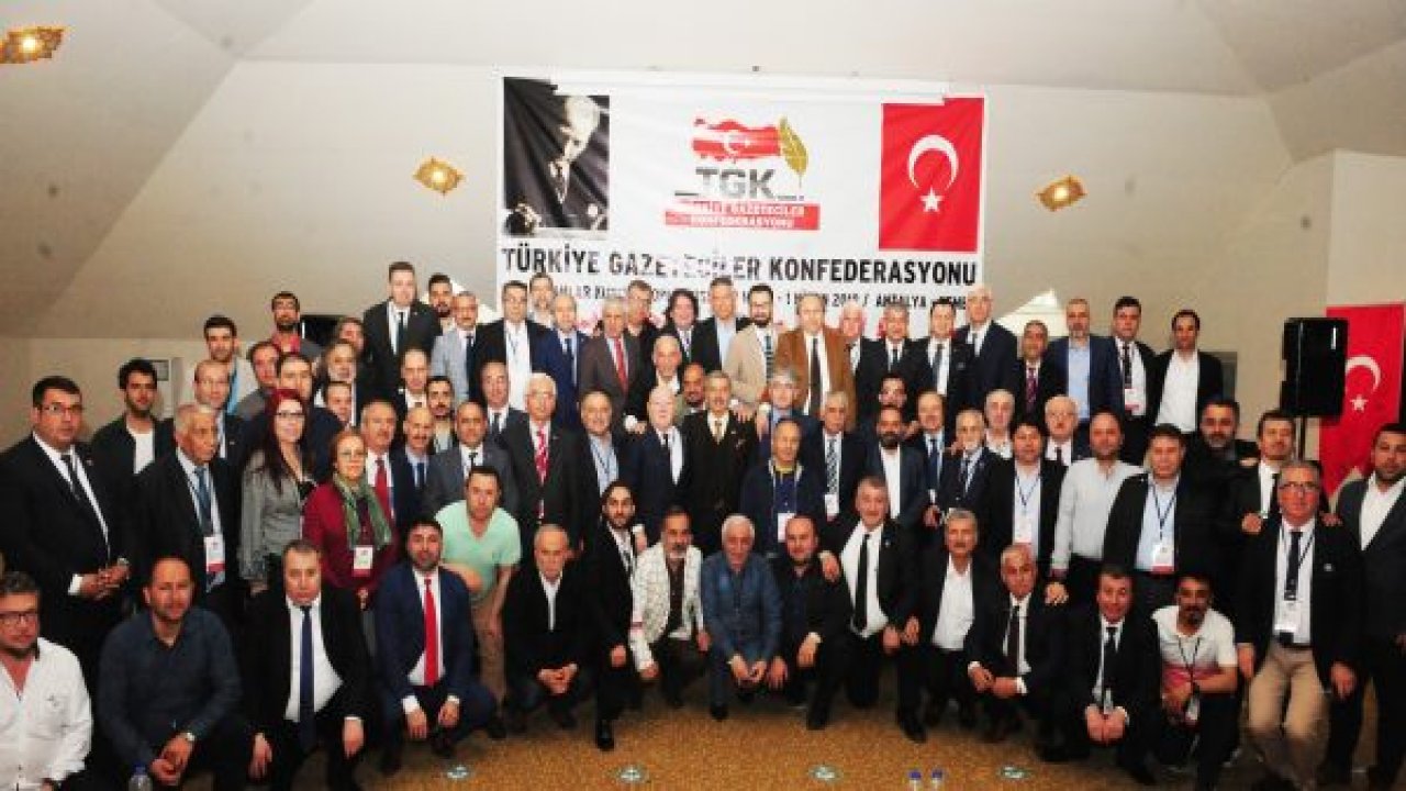 Türkiye Gazeteciler Konfederasyonu Antalya'da toplandı