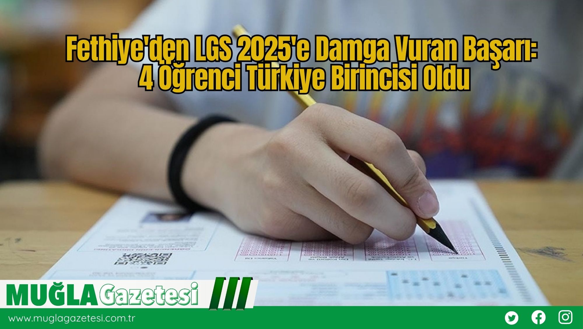 Fethiye'den LGS 2025'e Damga Vuran Başarı: Dört Öğrenci Türkiye Birincisi Oldu
