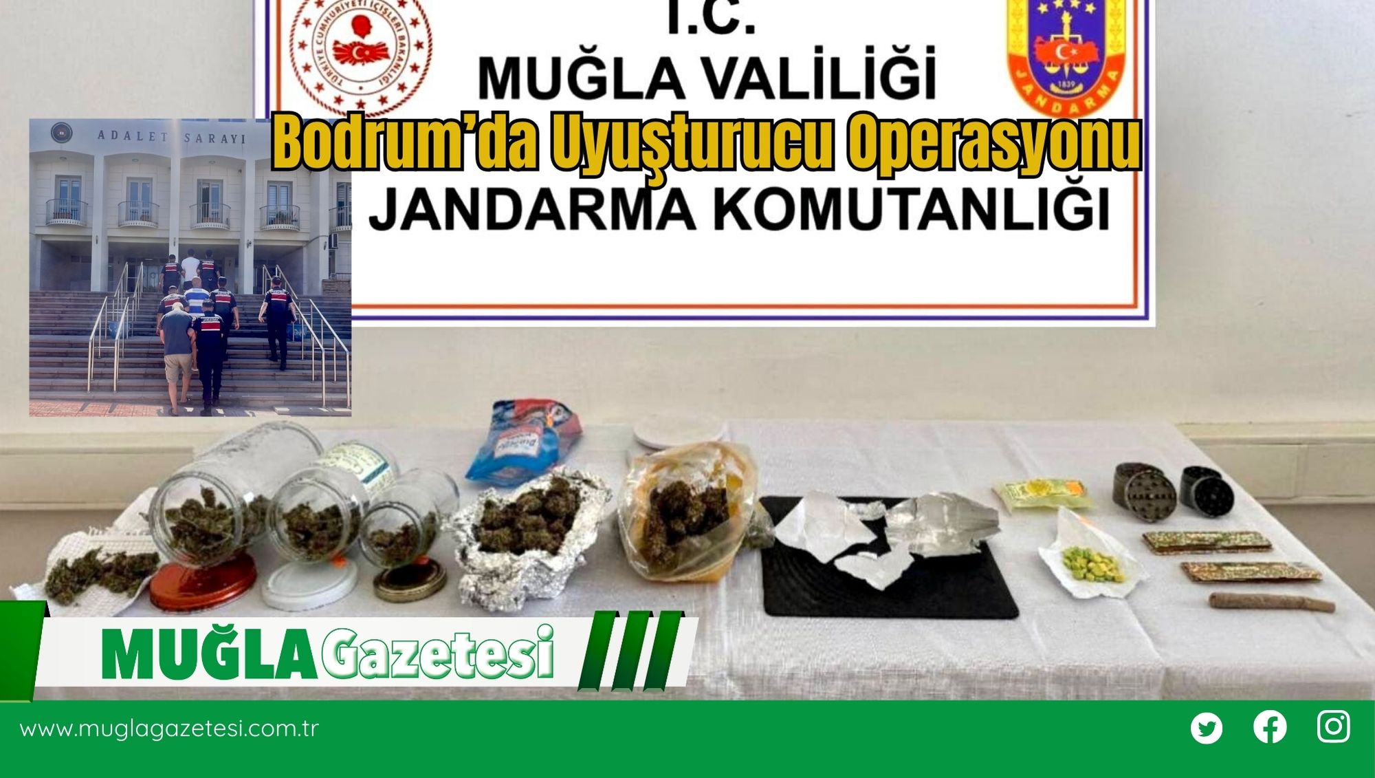 Bodrum’da Uyuşturucu Operasyonu